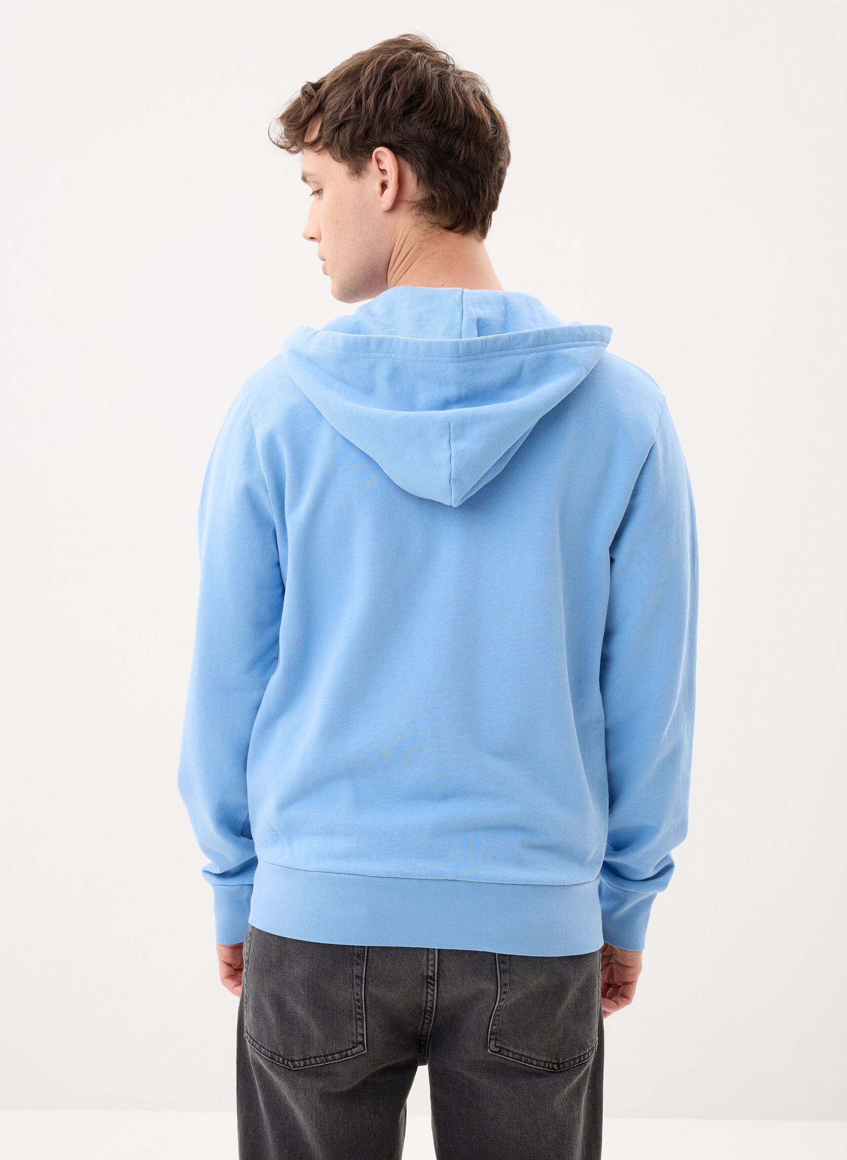 Sweats à capuche Sweat à capuche zippé en molleton bouclé homme bleu Polo Ralph Lauren Sweats à capuche Sweat à capuche zippé en molleton bouclé homme bleu BRISTOL BLUE