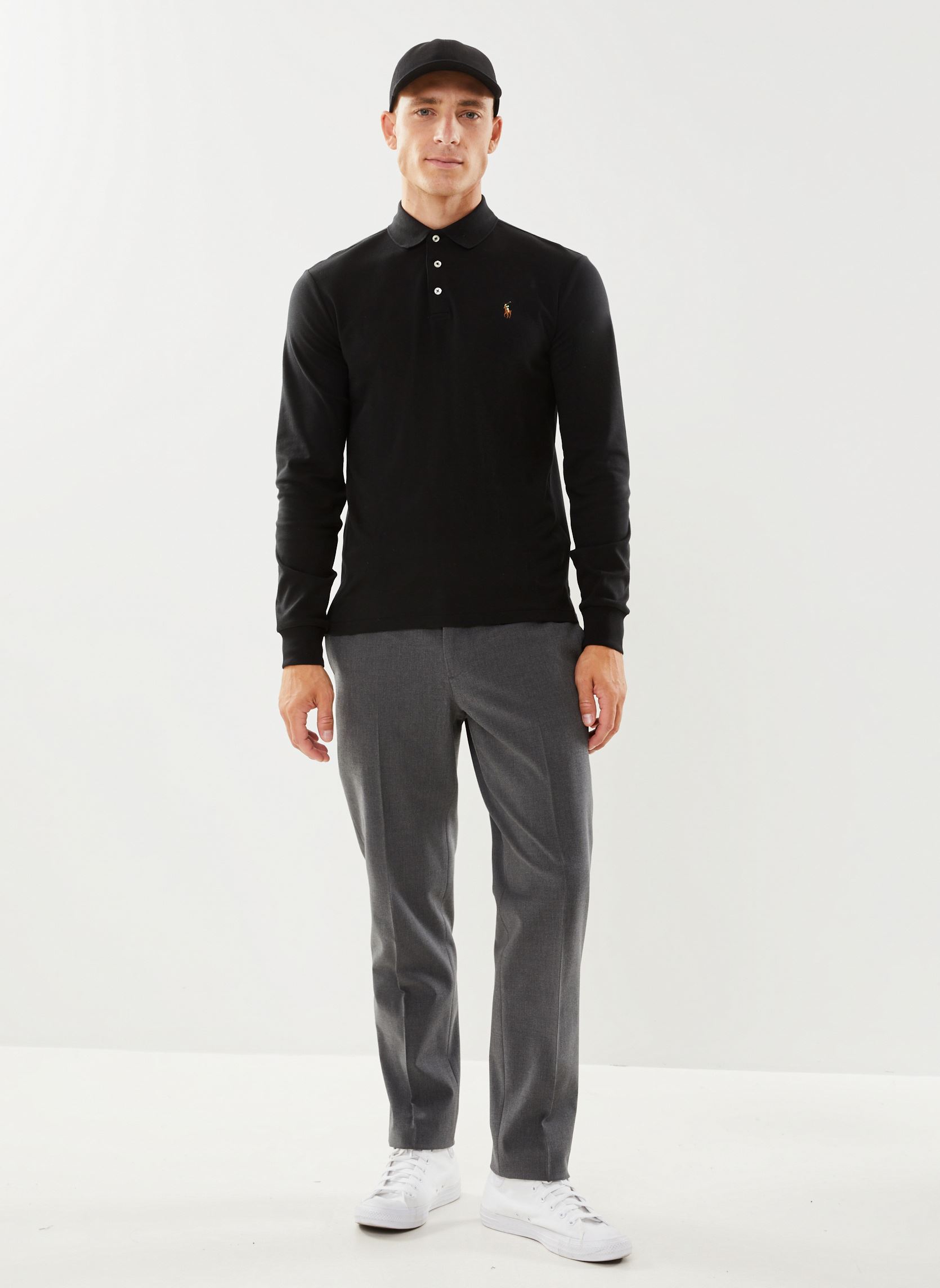 Kurzarm-Poloshirts Polo ajusté en coton doux 710671785 herren schwarz Polo Ralph Lauren Kurzarm-Poloshirts Polo ajusté en coton doux 710671785 herren schwarz Polo black