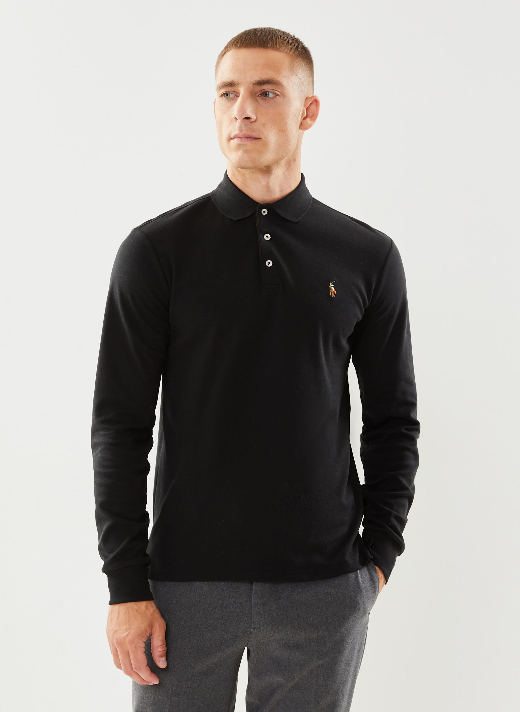 Polo Polo Ralph Lauren POLO COUPE DROITE EN PIMA COTON EU - vue 3