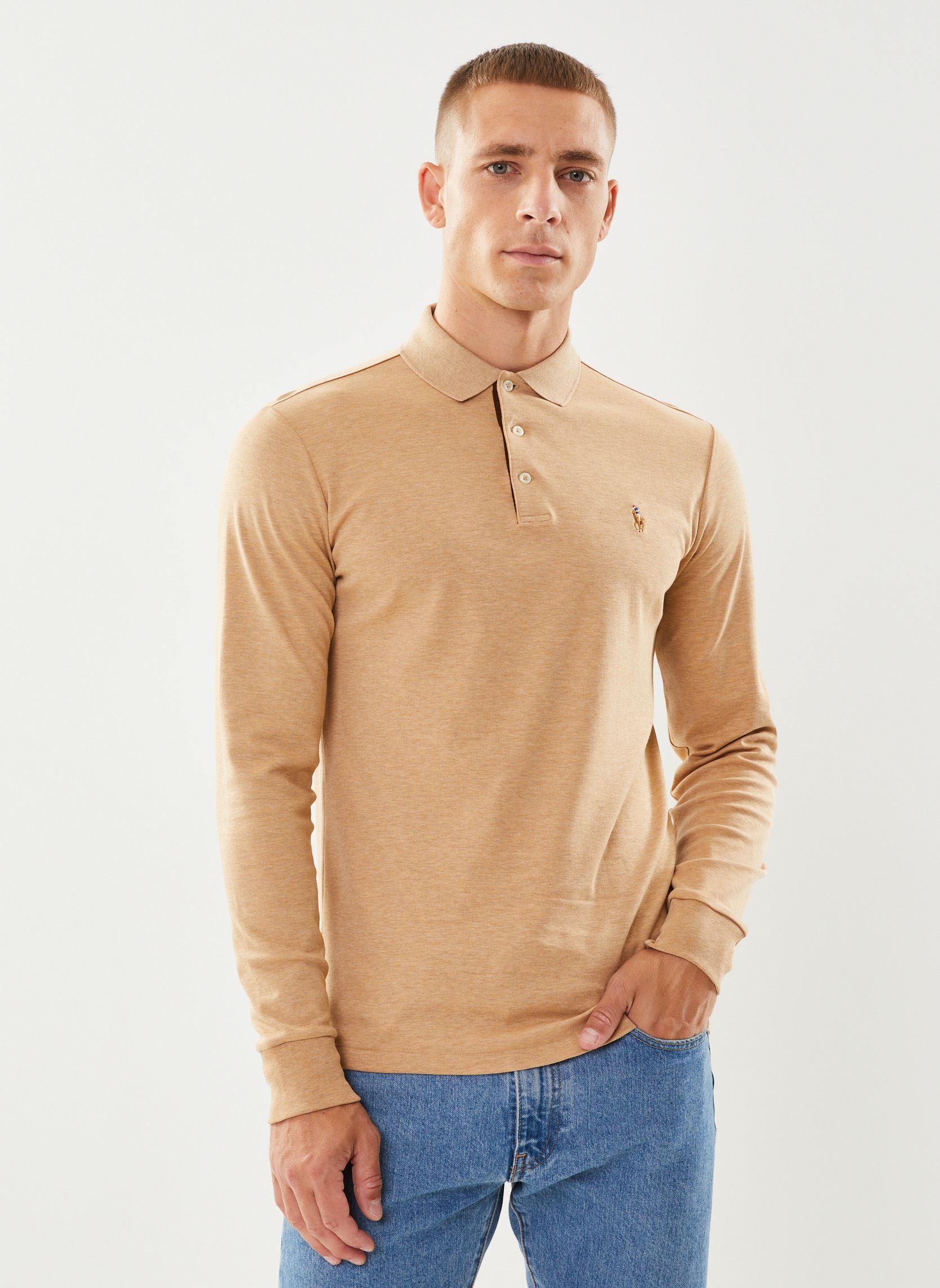 Polo Polo Ralph Lauren POLO COUPE DROITE EN PIMA COTON EU - vue 2