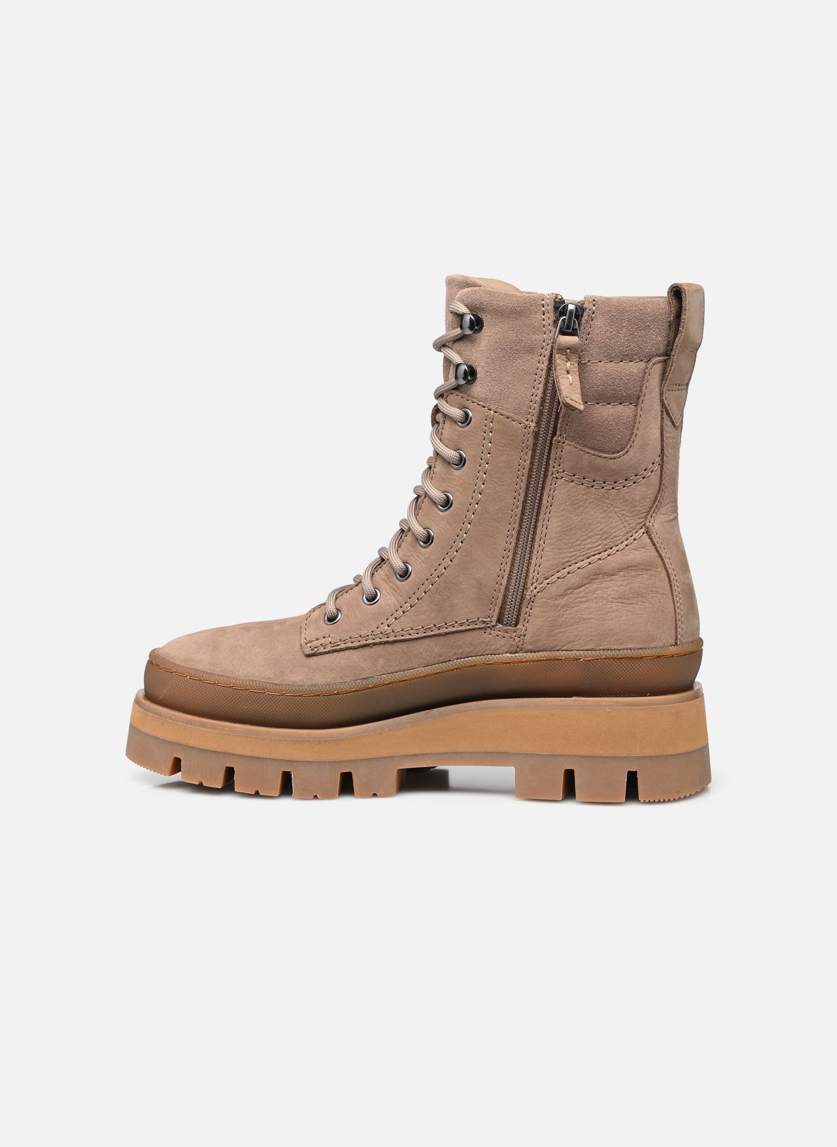 Bottines à lacets Orianna2 Hike femme beige Clarks Bottines à lacets Orianna2 Hike femme beige PEBBLE NUBUCK