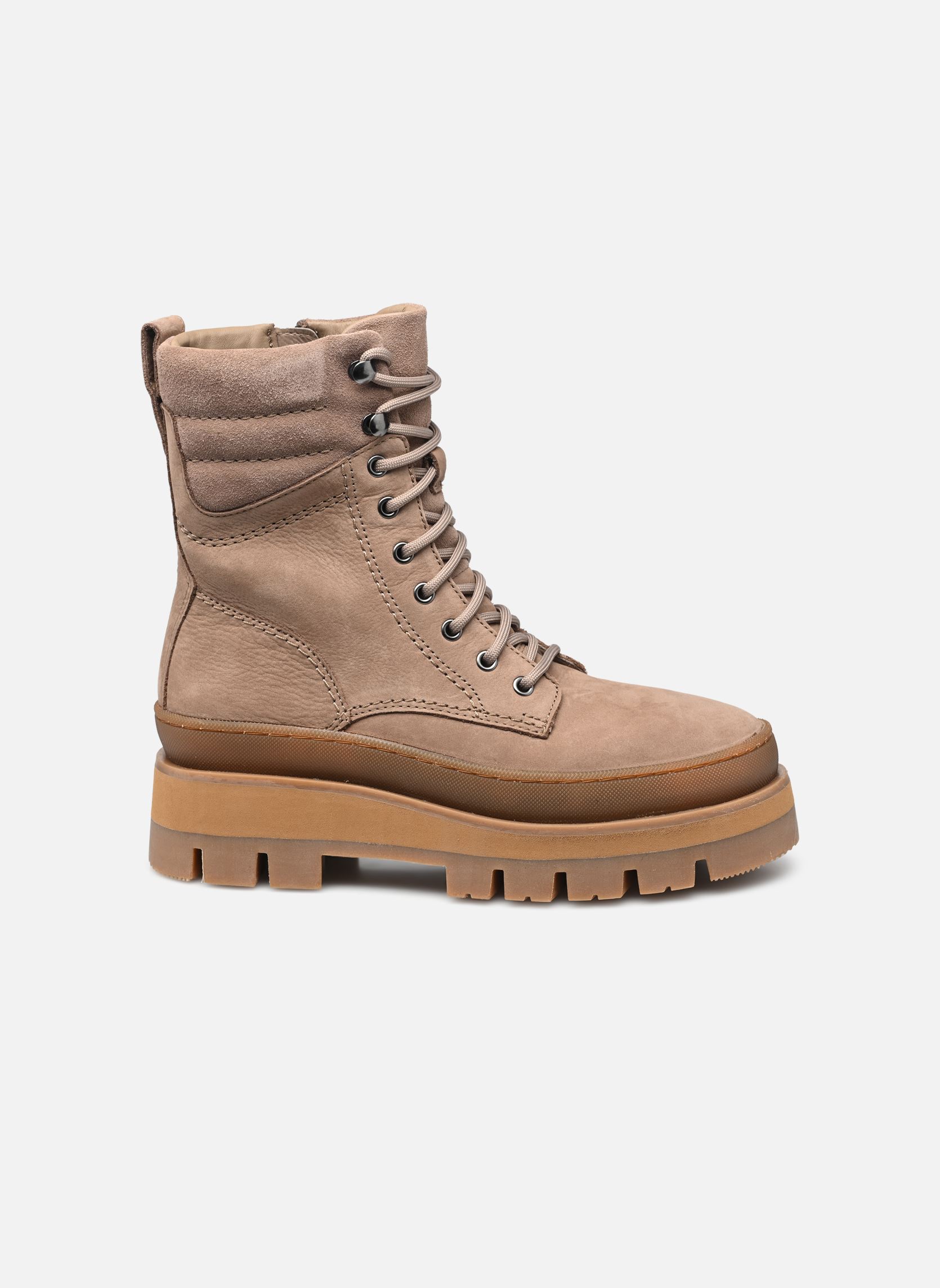 Bottines à lacets Orianna2 Hike femme beige Clarks Bottines à lacets Orianna2 Hike femme beige PEBBLE NUBUCK