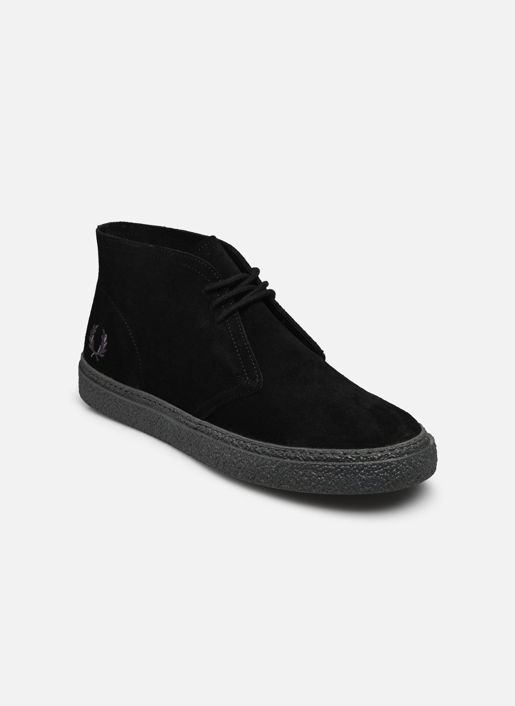Sneakers Hawley Suede heren zwart Fred Perry Sneakers Hawley Suede heren zwart 102-Black