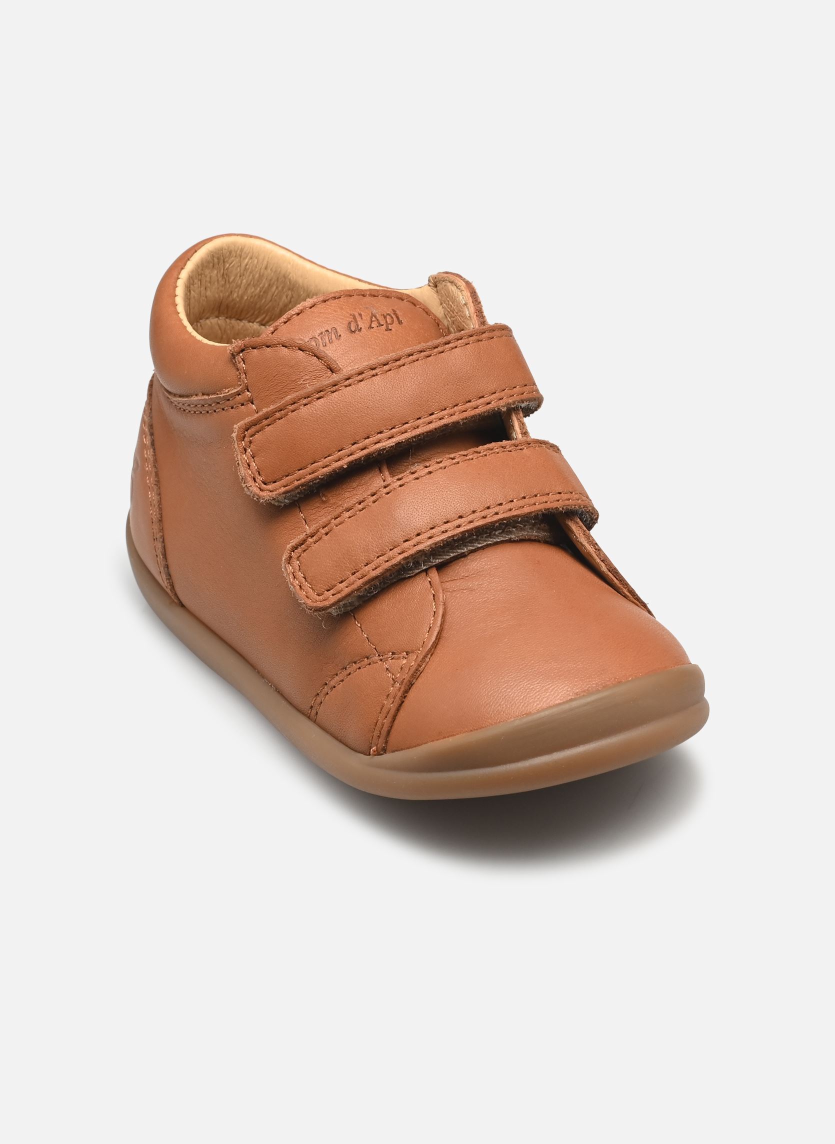 Bottines FLEX-UP EASY garçon marron Pom d Api Bottines FLEX-UP EASY garçon marron CAMEL 2