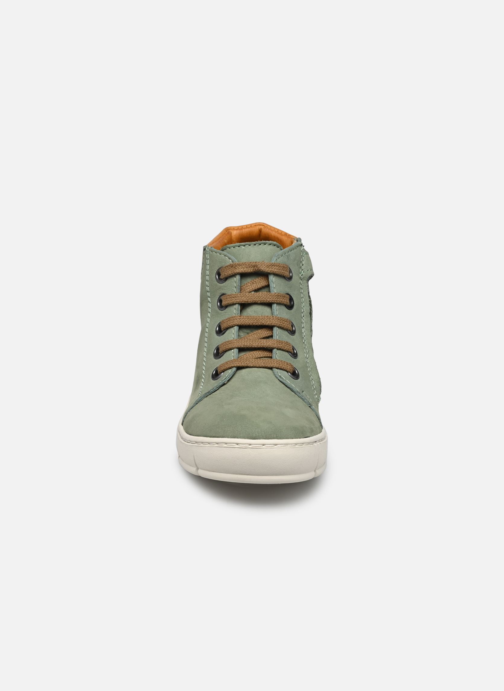 Baskets hautes START TOP garçon vert Pom d Api Baskets hautes START TOP garçon vert ARMY-CITRUS