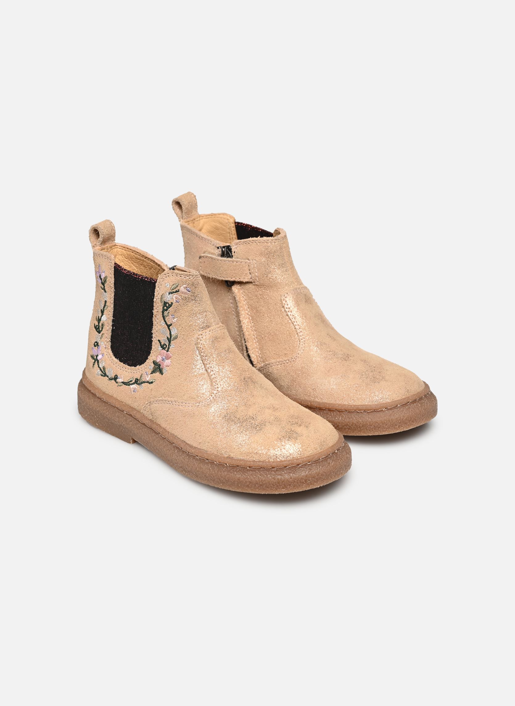 Stiefeletten / Ankle Boots TRIX JOD BRODI mädchen rosa Pom d Api Stiefeletten / Ankle Boots TRIX JOD BRODI mädchen rosa CUIVRE
