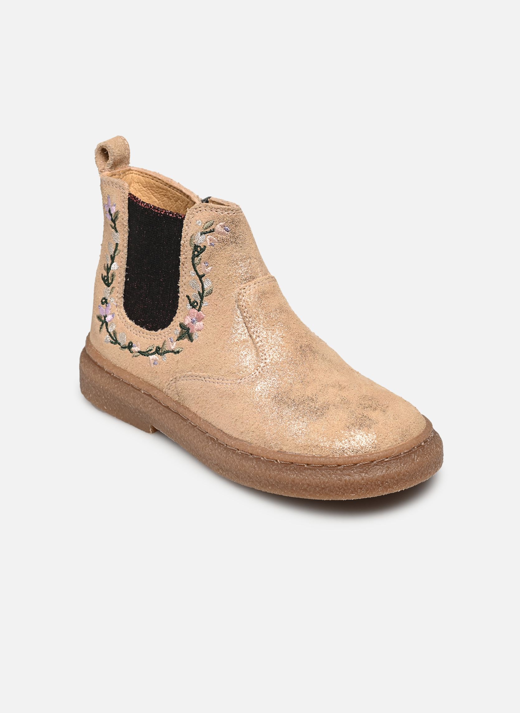 Stiefeletten / Ankle Boots TRIX JOD BRODI mädchen rosa Pom d Api Stiefeletten / Ankle Boots TRIX JOD BRODI mädchen rosa CUIVRE