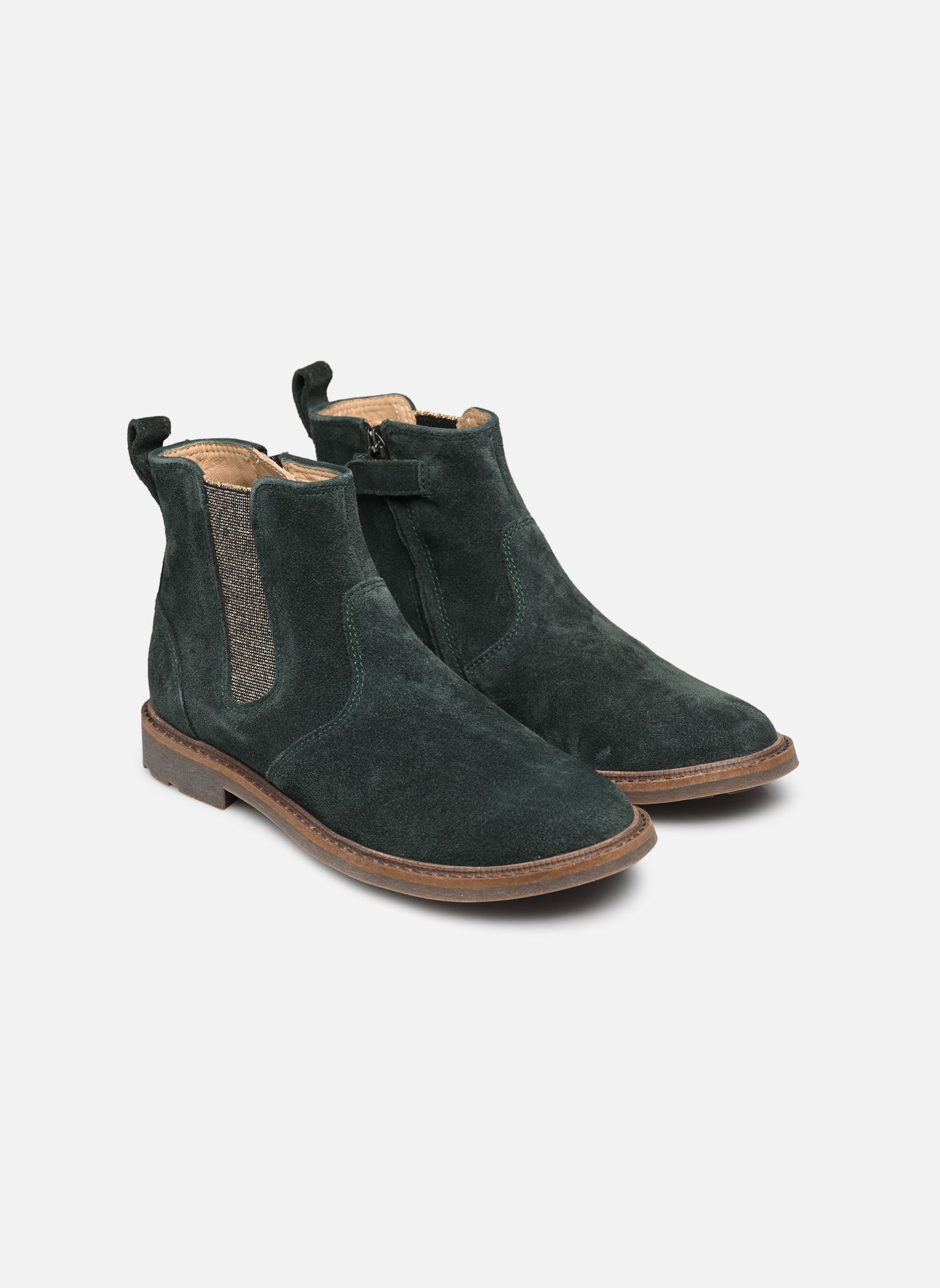 Stiefeletten / Ankle Boots SISTER JODZIP mädchen grün Pom d Api Stiefeletten / Ankle Boots SISTER JODZIP mädchen grün PIN