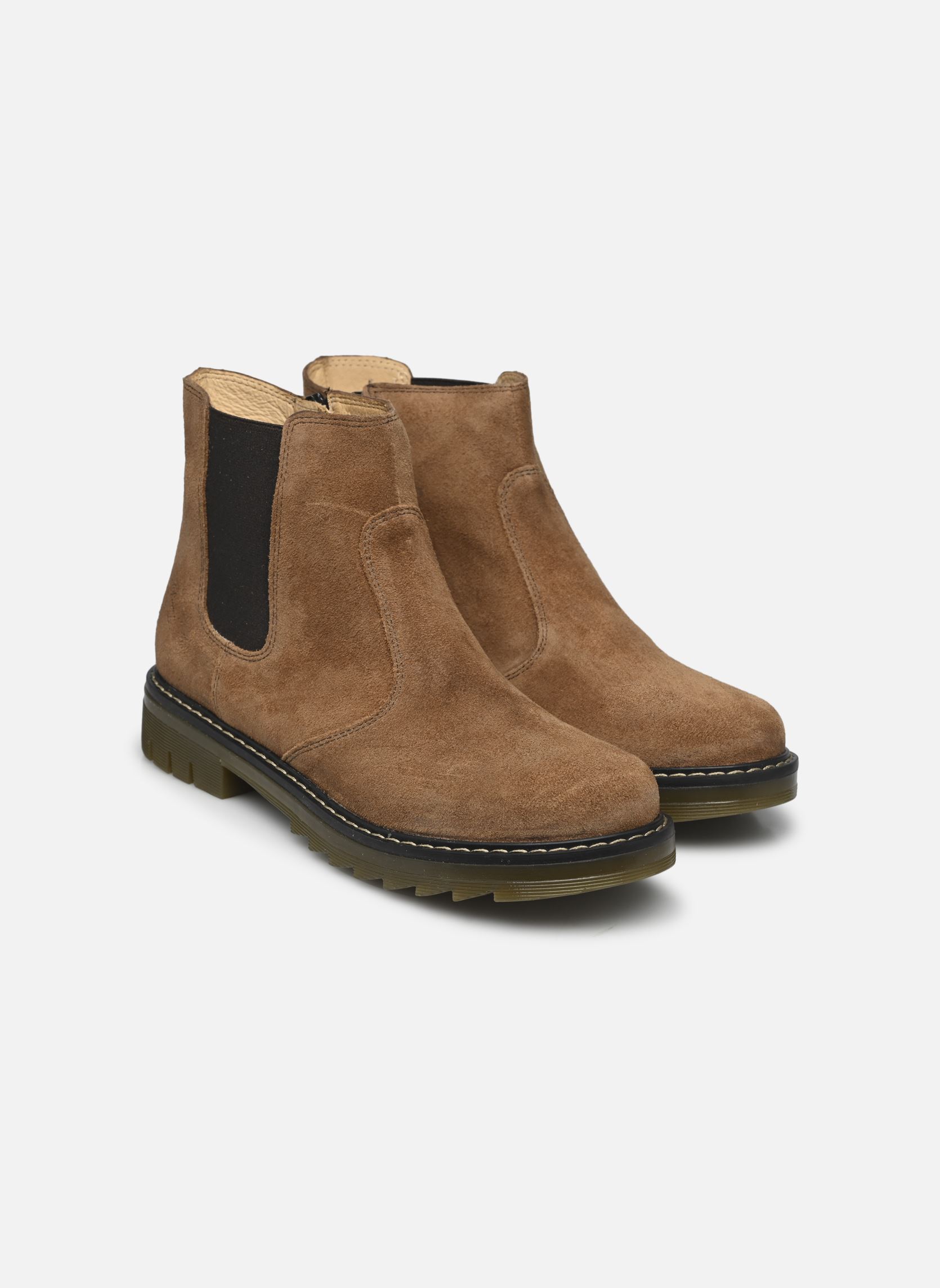 Enkellaarsjes SID JODZIP meisjes bruin Pom d Api Enkellaarsjes SID JODZIP meisjes bruin CAMEL