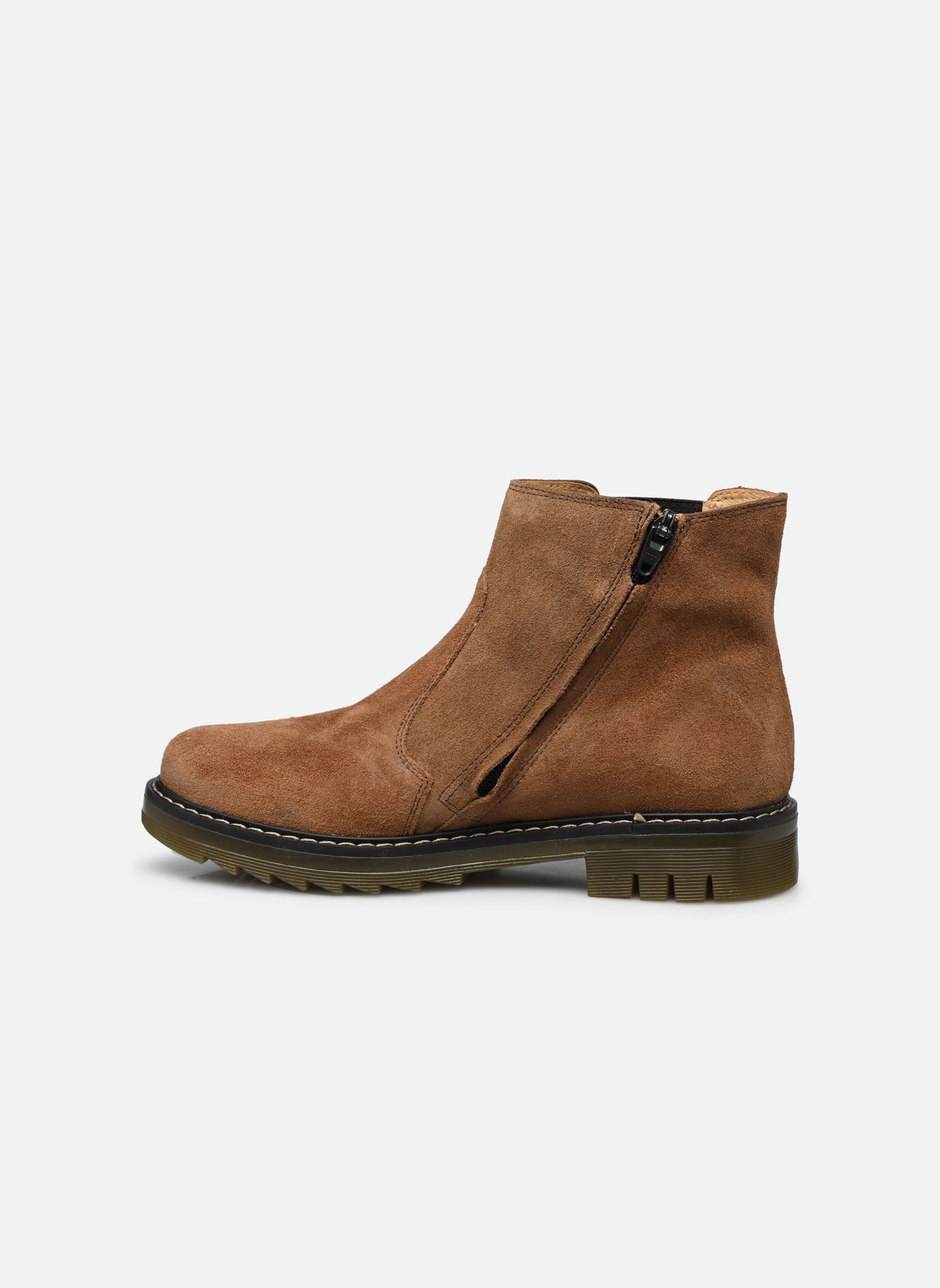 Enkellaarsjes SID JODZIP meisjes bruin Pom d Api Enkellaarsjes SID JODZIP meisjes bruin CAMEL