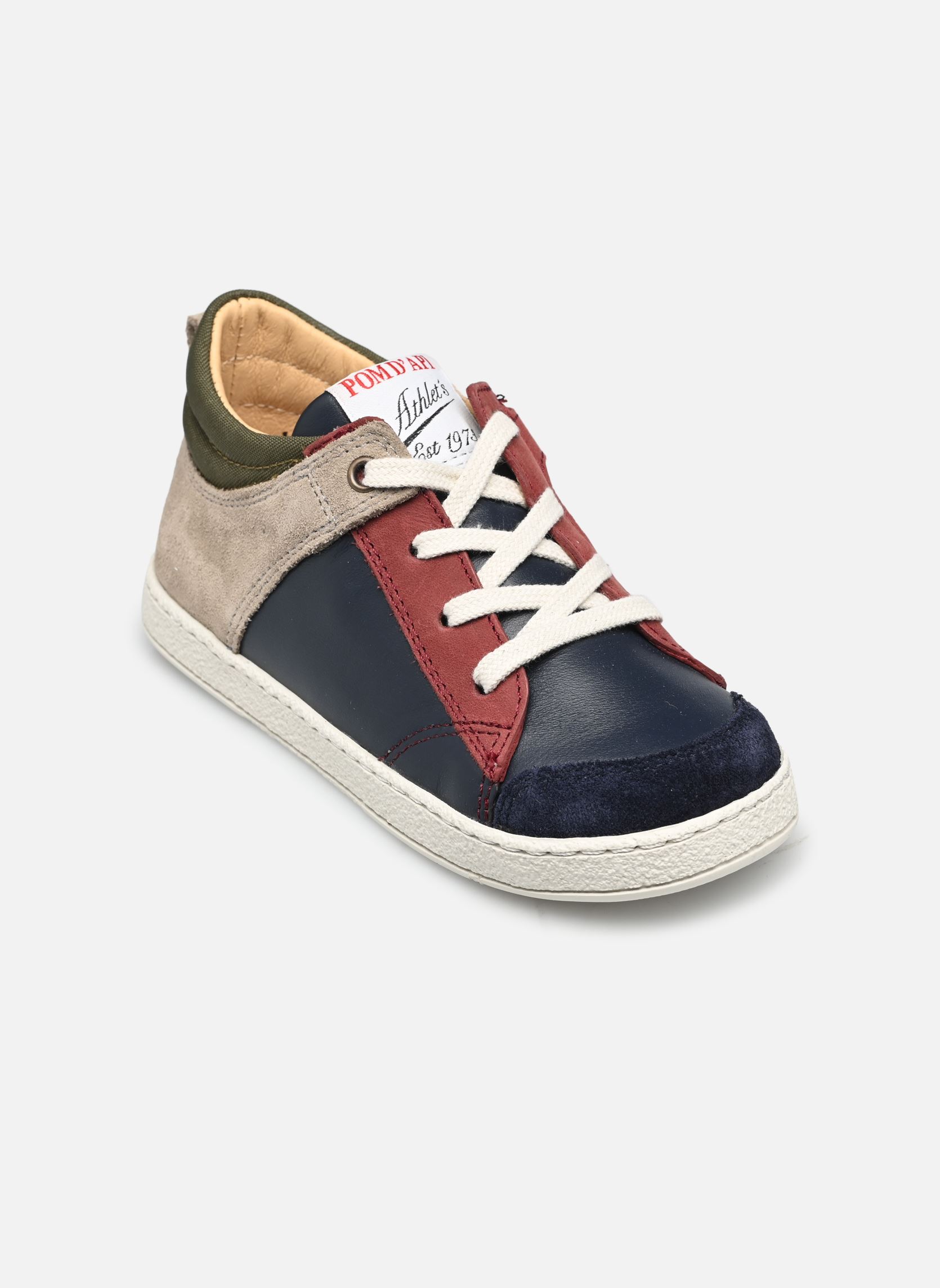 Sneaker MOUSSE ZIP TREK jungen mehrfarbig Pom d Api Sneaker MOUSSE ZIP TREK jungen mehrfarbig MARINE-EARTH