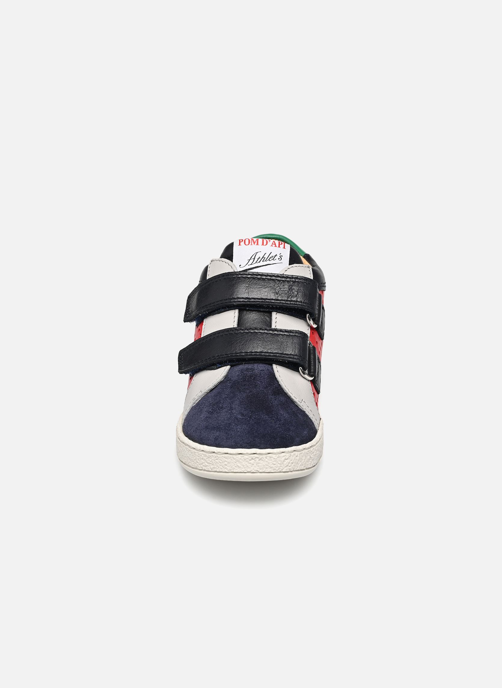 Sneaker MOUSSE EASY PERFO mädchen blau Pom d Api Sneaker MOUSSE EASY PERFO mädchen blau ROUGE-MARINE