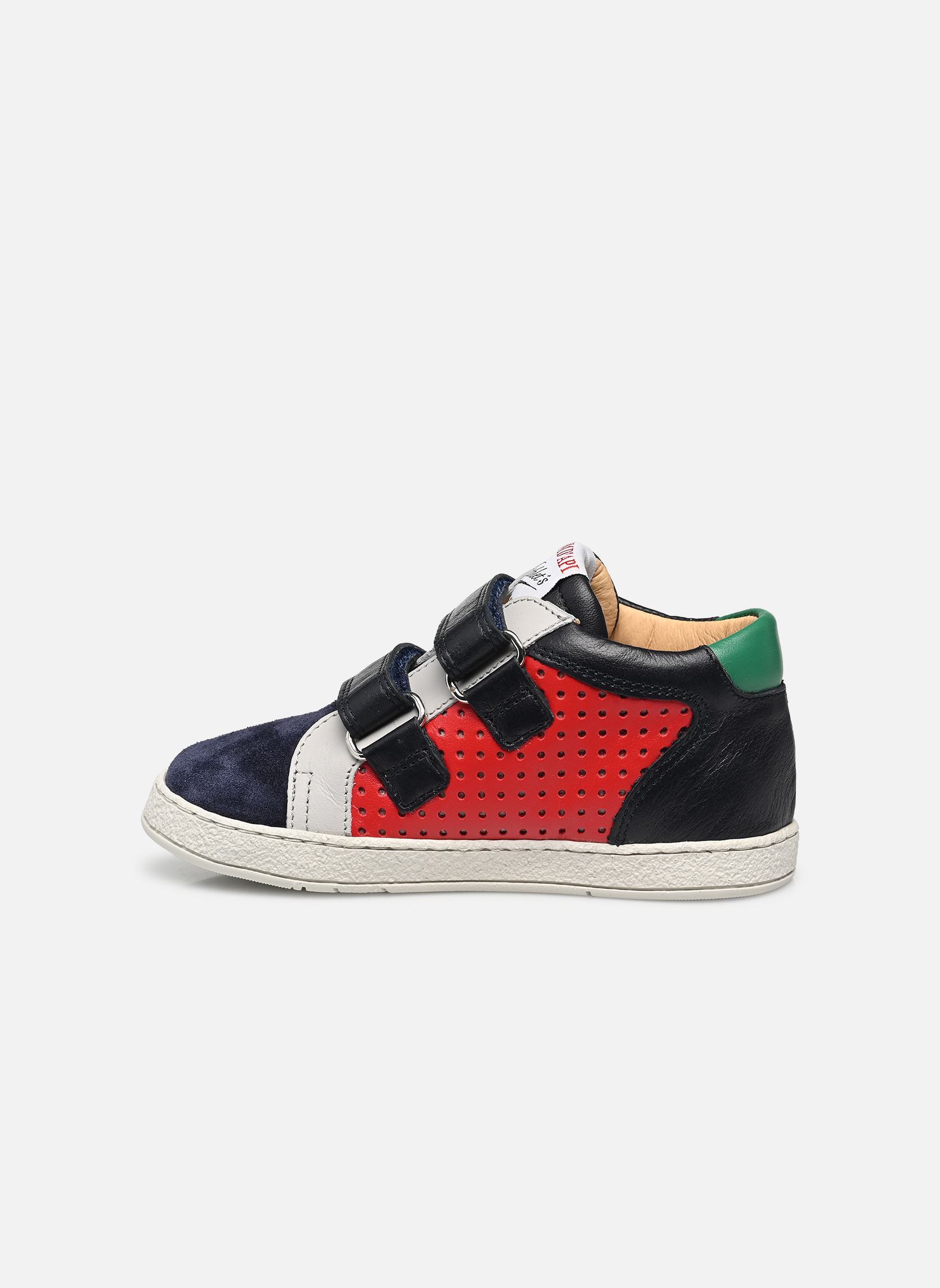 Sneaker MOUSSE EASY PERFO mädchen blau Pom d Api Sneaker MOUSSE EASY PERFO mädchen blau ROUGE-MARINE