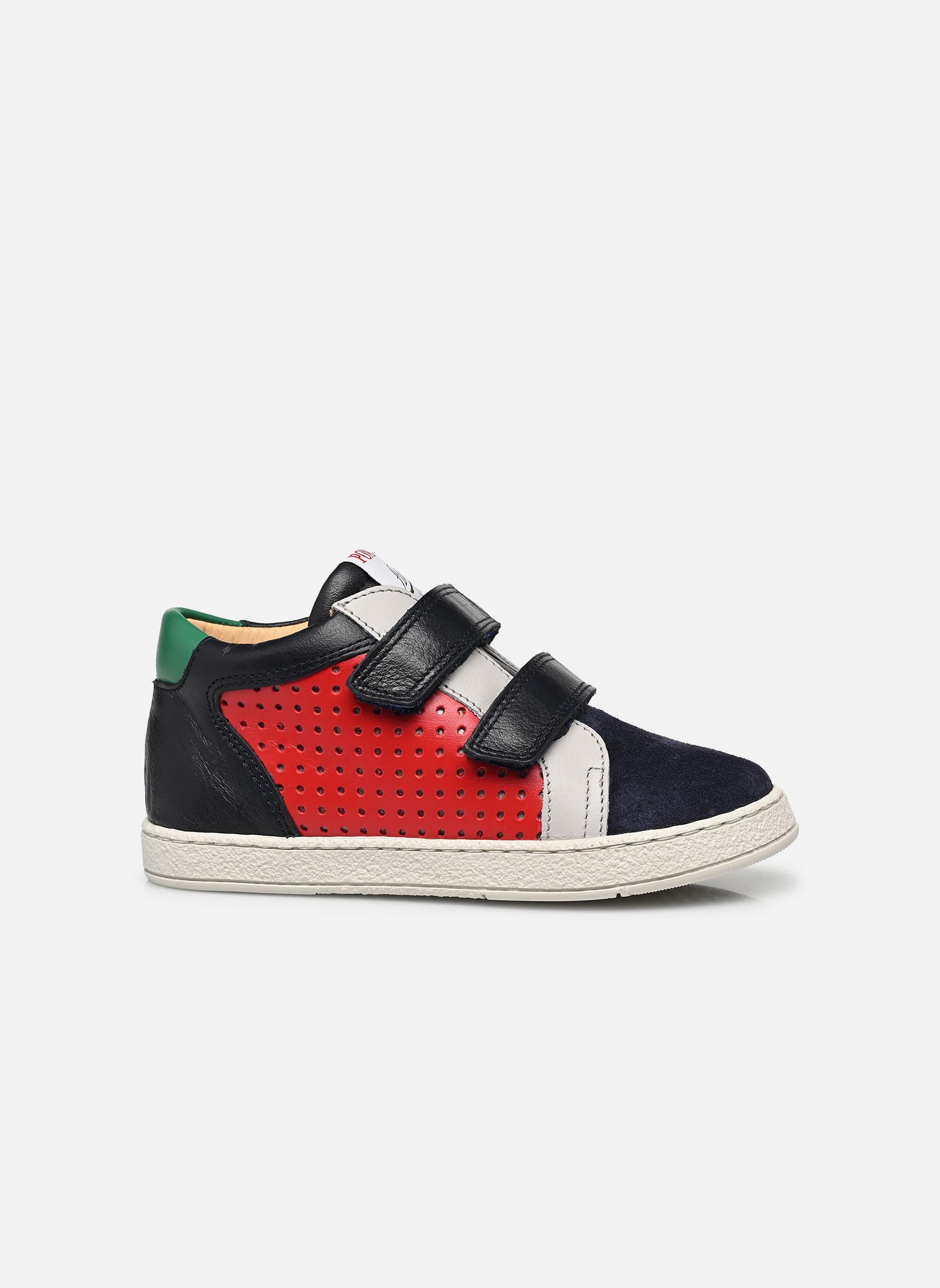 Sneaker MOUSSE EASY PERFO mädchen blau Pom d Api Sneaker MOUSSE EASY PERFO mädchen blau ROUGE-MARINE