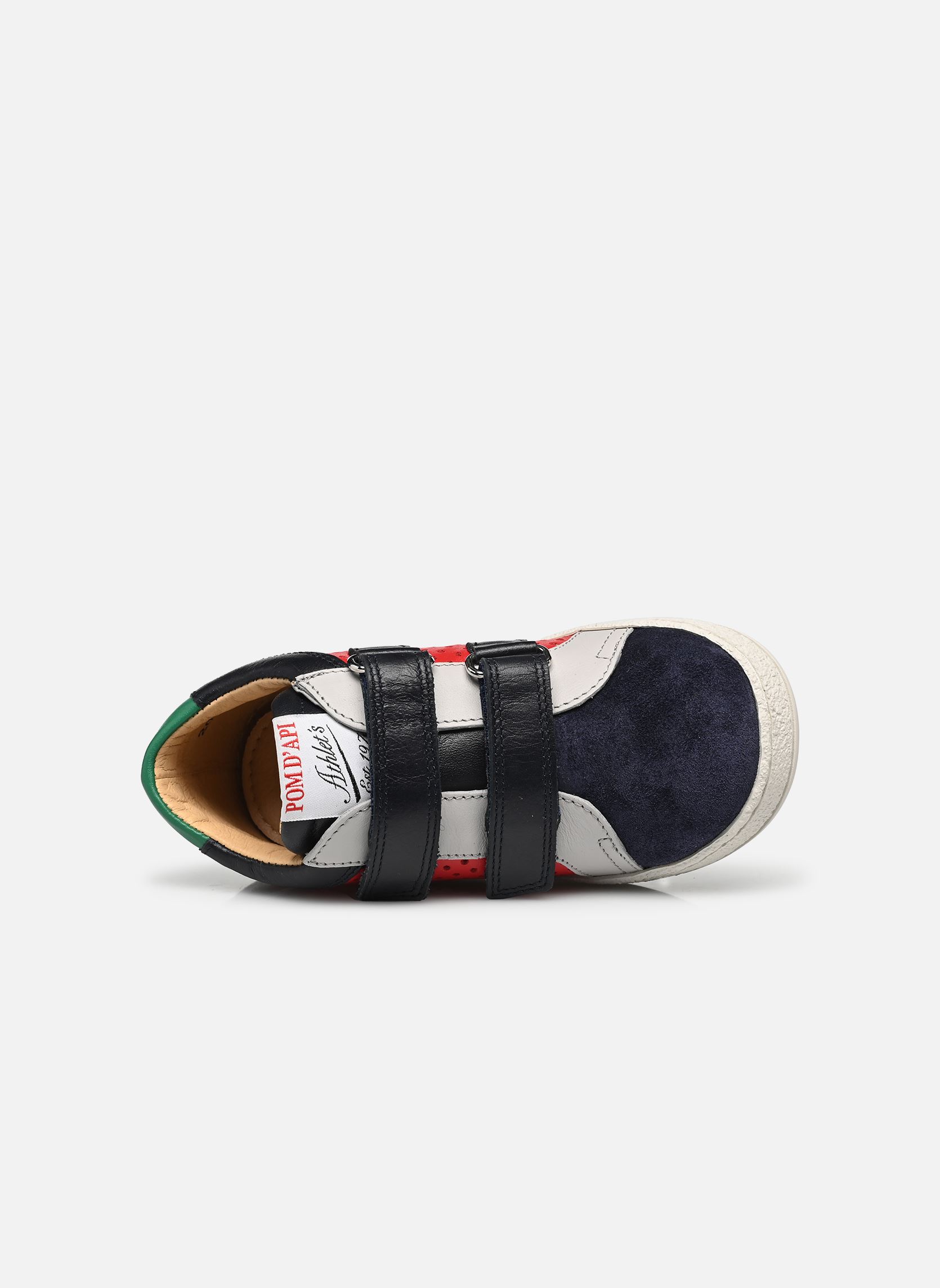 Sneaker MOUSSE EASY PERFO mädchen blau Pom d Api Sneaker MOUSSE EASY PERFO mädchen blau ROUGE-MARINE