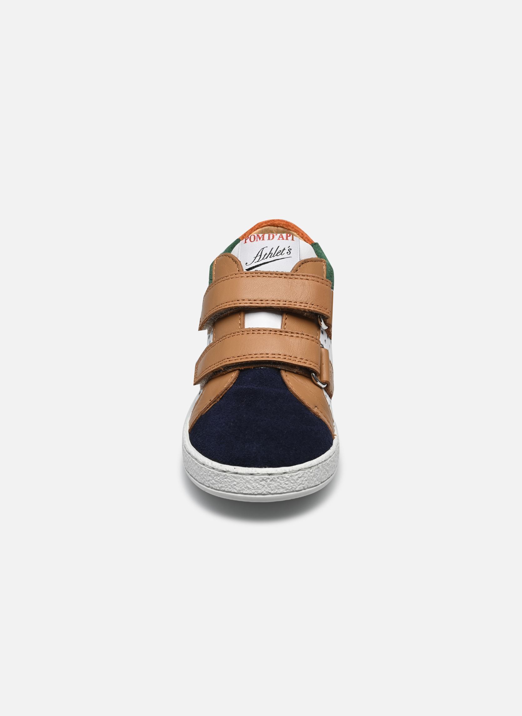 Sneaker MOUSSE EASY PERFO jungen mehrfarbig Pom d Api Sneaker MOUSSE EASY PERFO jungen mehrfarbig BLANC-NAVY