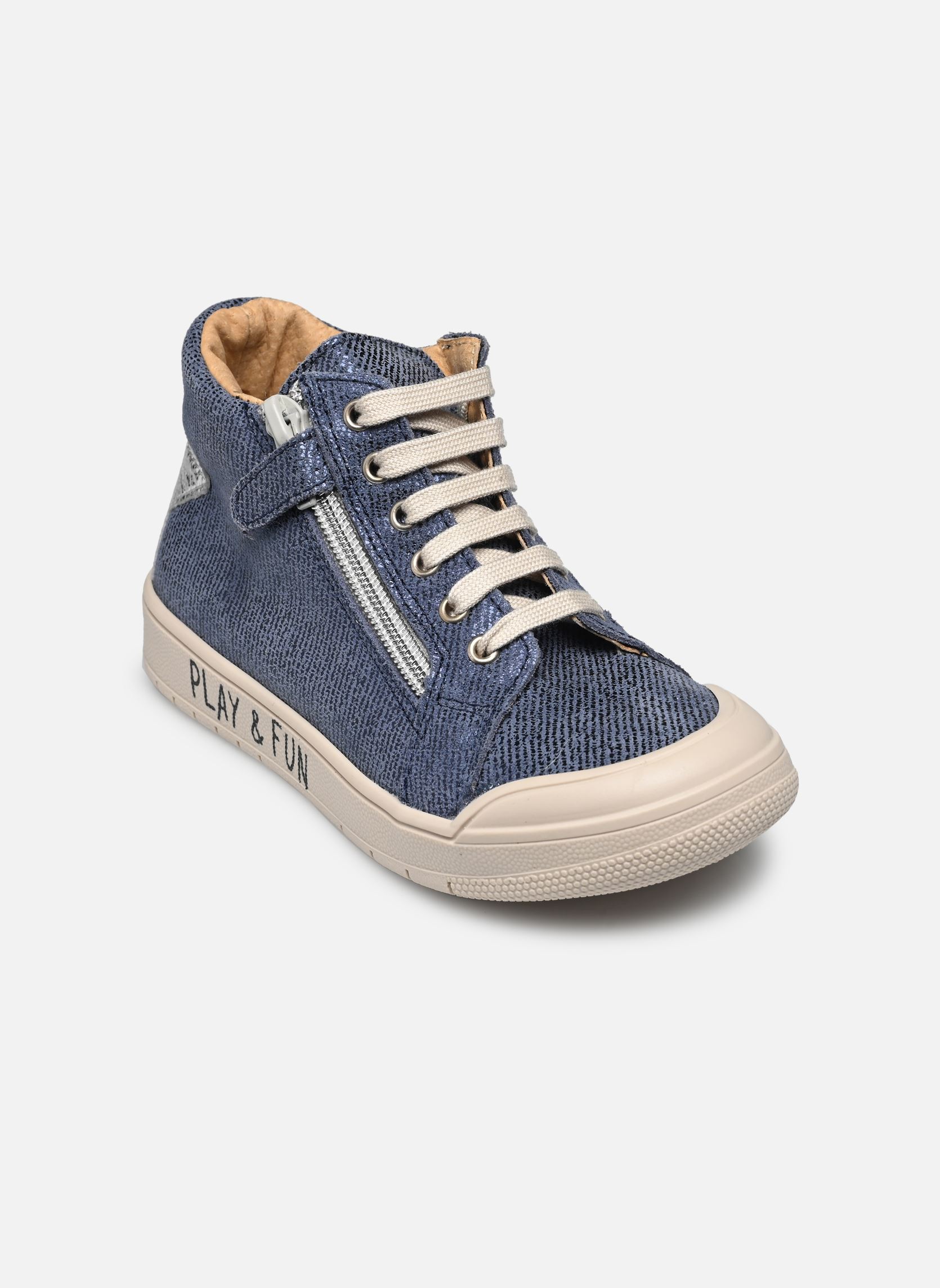 Baskets hautes Solar fille bleu Bopy Baskets hautes Solar fille bleu BLEU