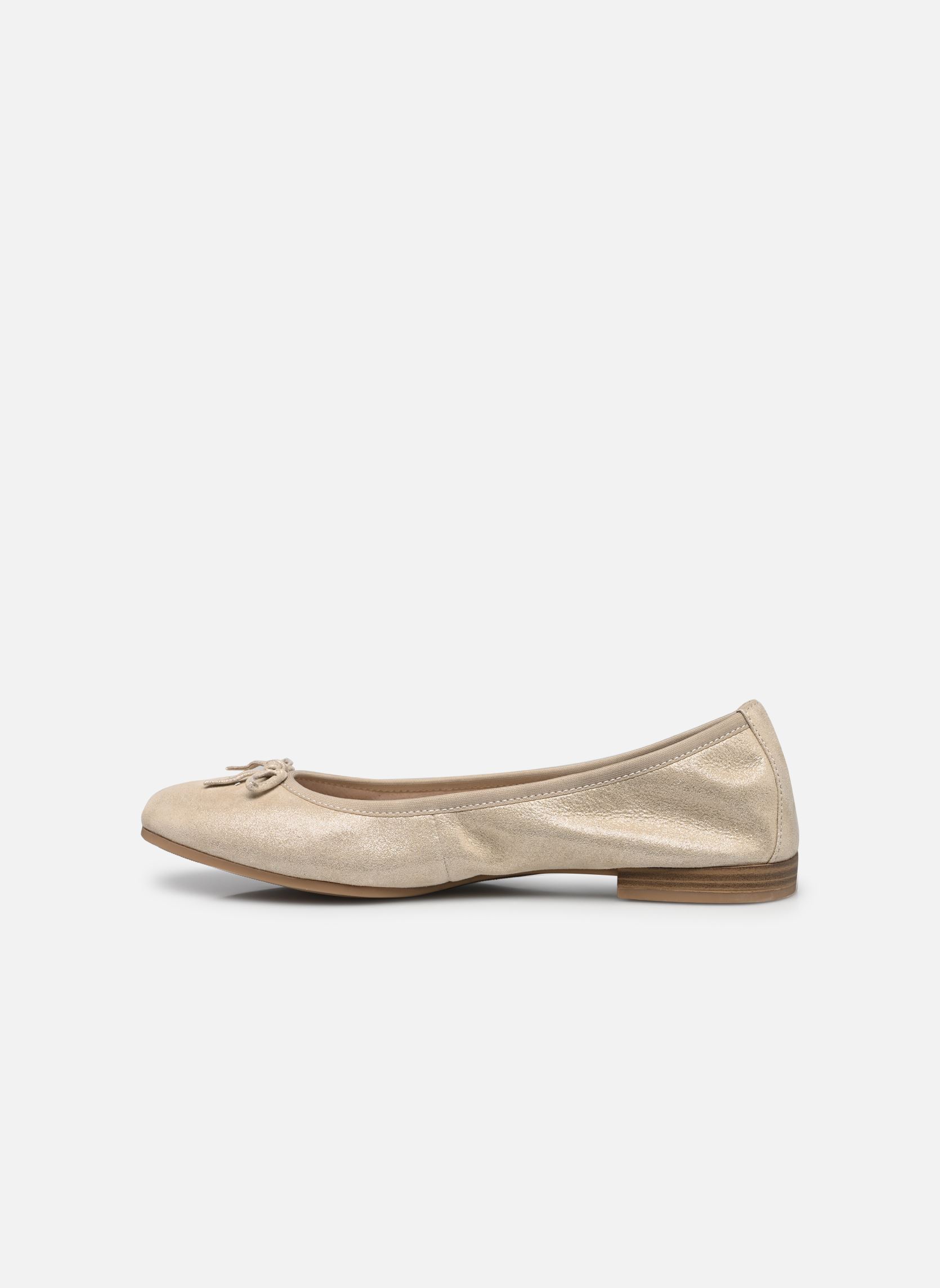 Ballerines classiques 22116-41 femme or et bronze Tamaris Ballerines classiques 22116-41 femme or et bronze Champagne