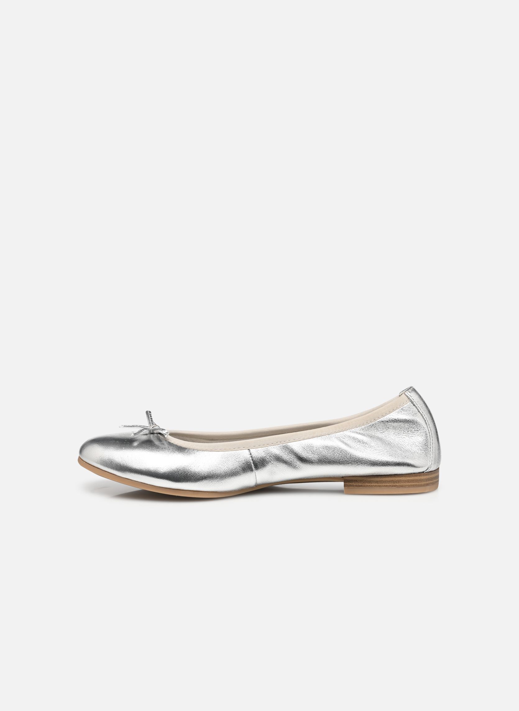 Klassieke ballerina's 22116-41 dames zilver Tamaris Klassieke ballerina's 22116-41 dames zilver SILVER