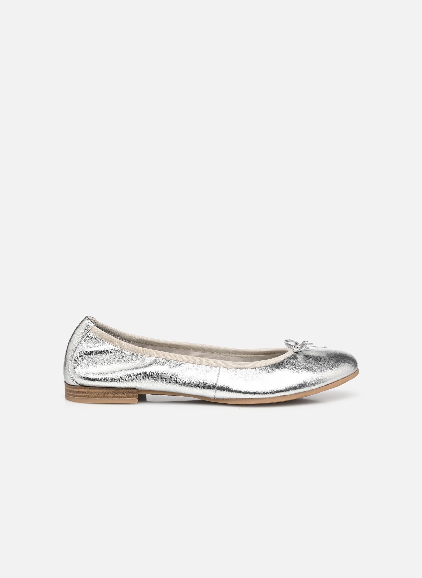 Klassieke ballerina's 22116-41 dames zilver Tamaris Klassieke ballerina's 22116-41 dames zilver SILVER