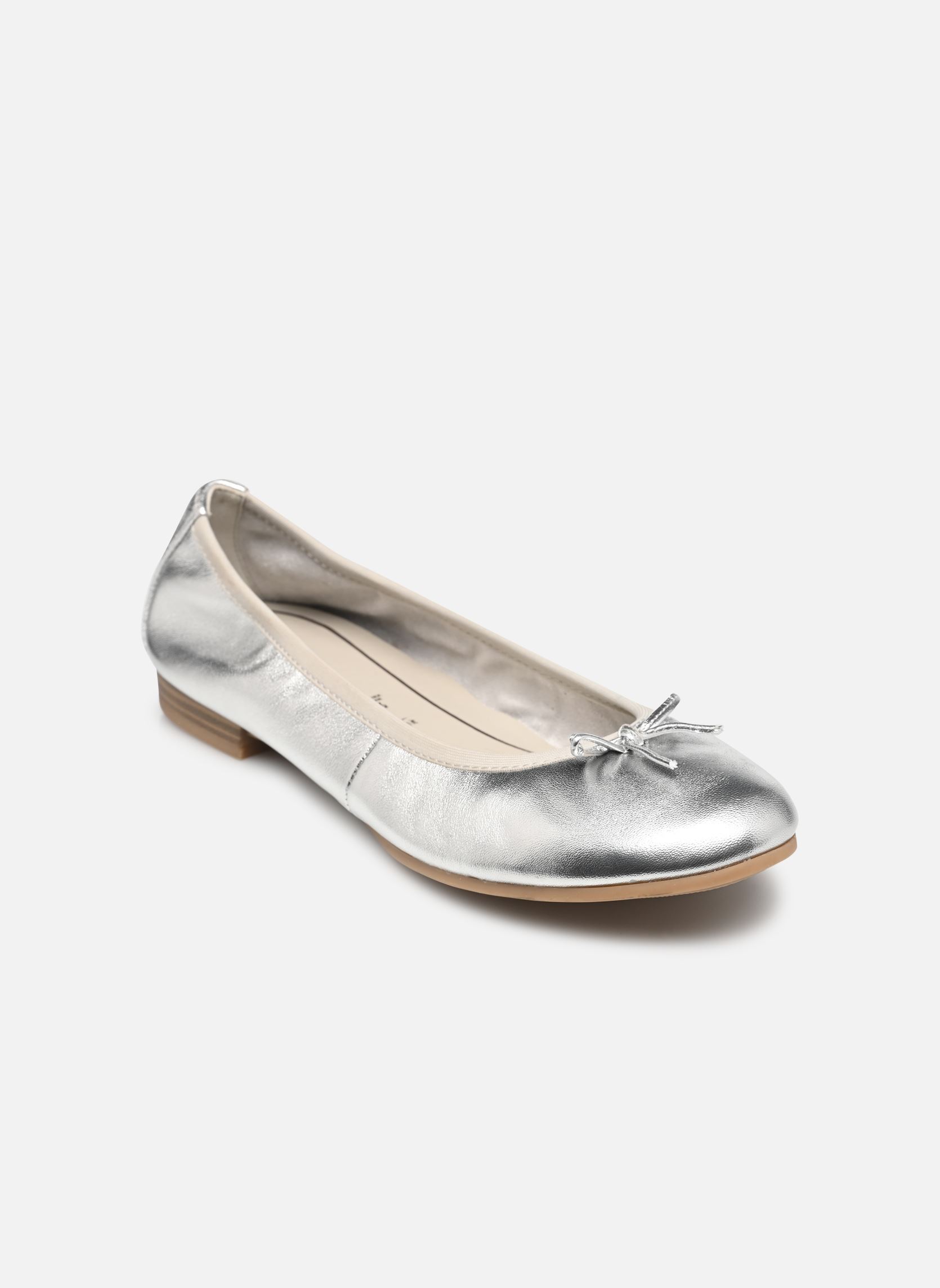 Klassieke ballerina's 22116-41 dames zilver Tamaris Klassieke ballerina's 22116-41 dames zilver SILVER