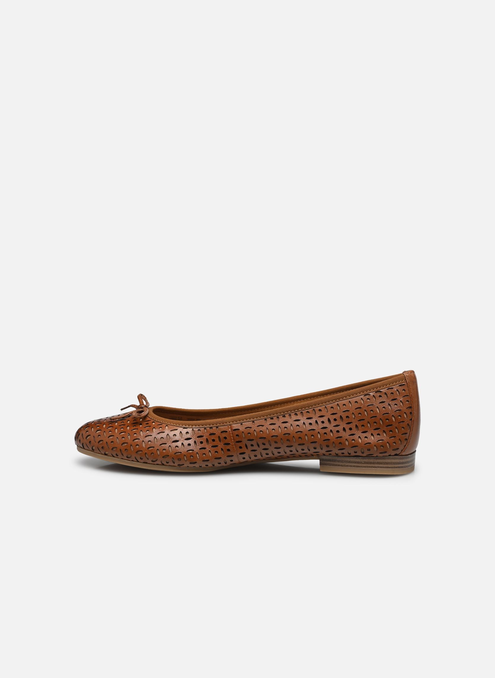 Klassische Ballerinas 22116-41 damen braun Tamaris Klassische Ballerinas 22116-41 damen braun NUT STRUCTURE