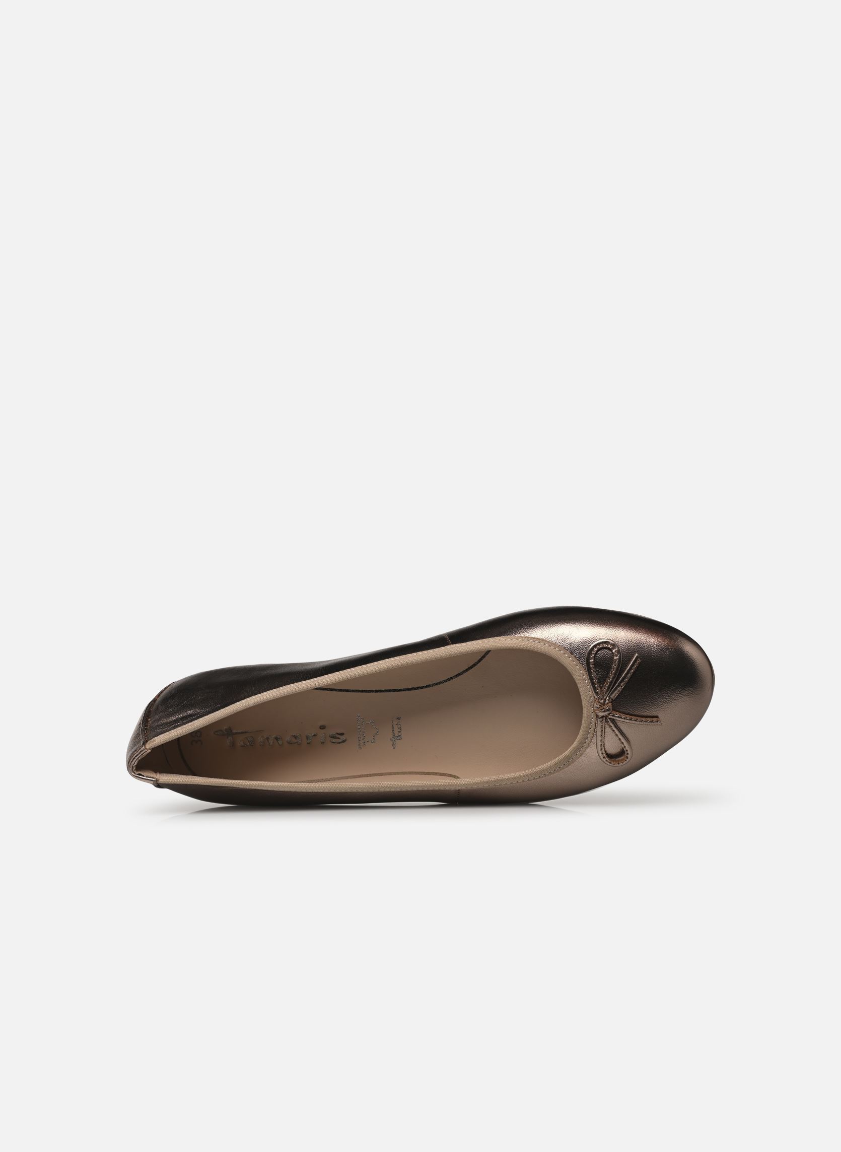 Ballerines classiques 22116-41 femme or et bronze Tamaris Ballerines classiques 22116-41 femme or et bronze COPPER