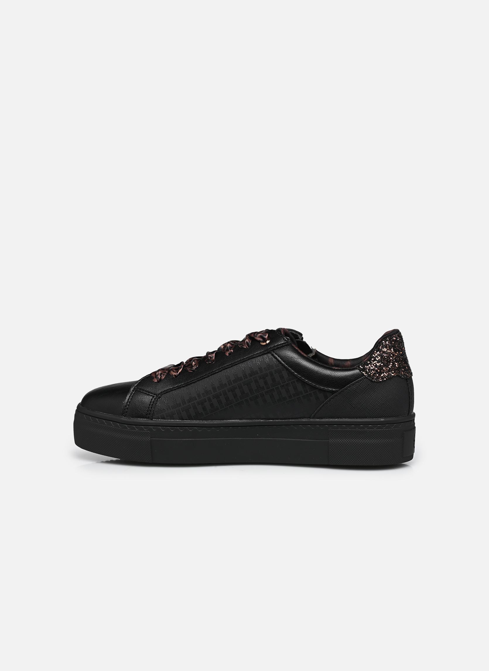 Lage sneakers 23313-41 dames zwart Tamaris Lage sneakers 23313-41 dames zwart BLACK/LEOPARD