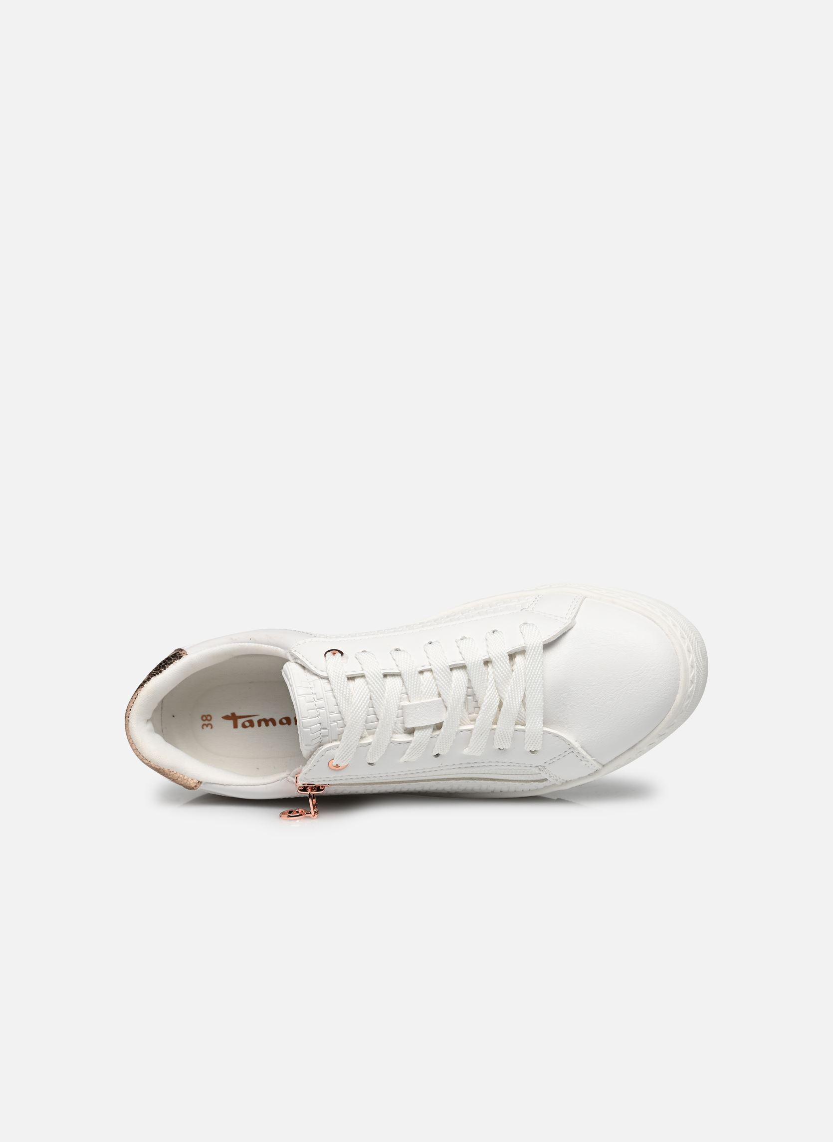Baskets basses 23313-41 femme blanc Tamaris Baskets basses 23313-41 femme blanc WHT/ROSE GOLD