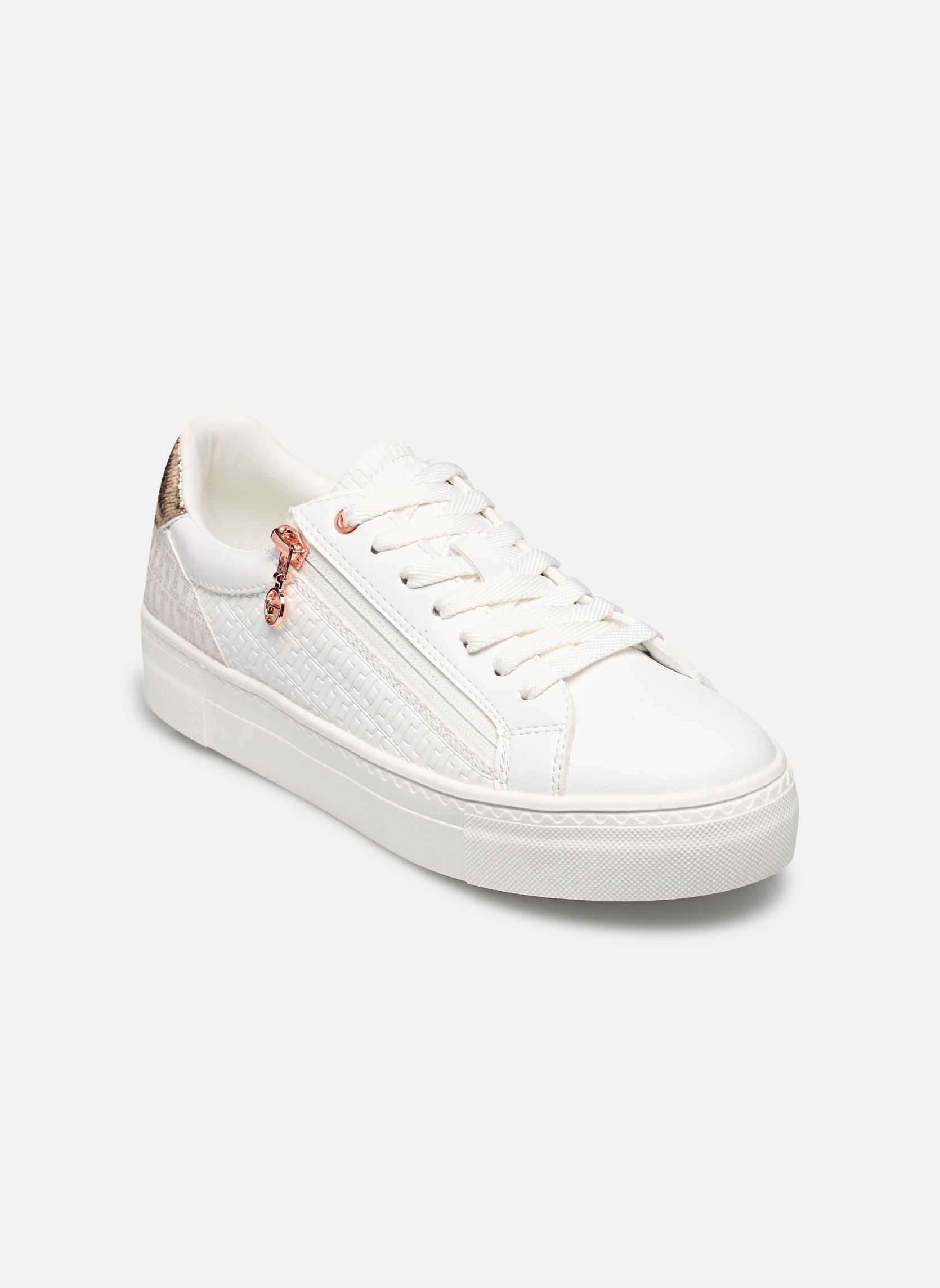 Baskets basses 23313-41 femme blanc Tamaris Baskets basses 23313-41 femme blanc WHT/ROSE GOLD