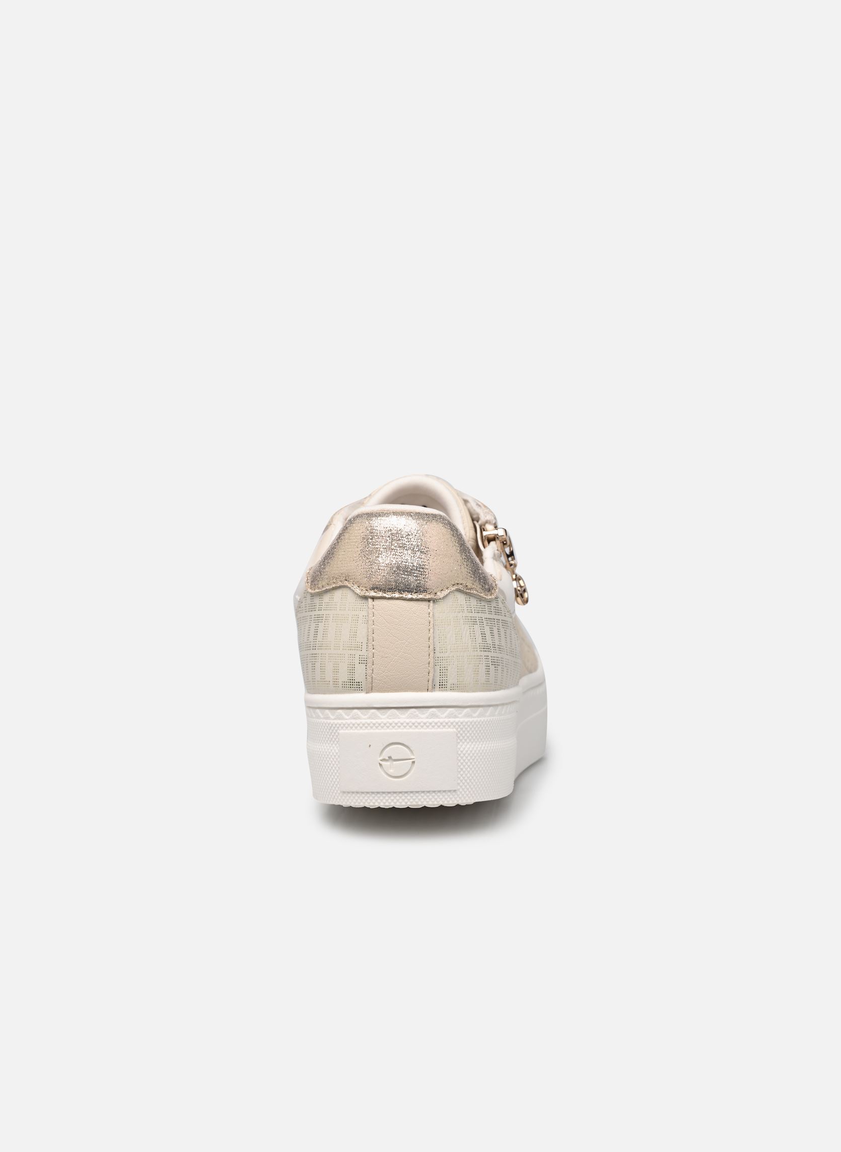 Niedrige Sneaker 23313-41 damen beige Tamaris Niedrige Sneaker 23313-41 damen beige IVORY/GOLD