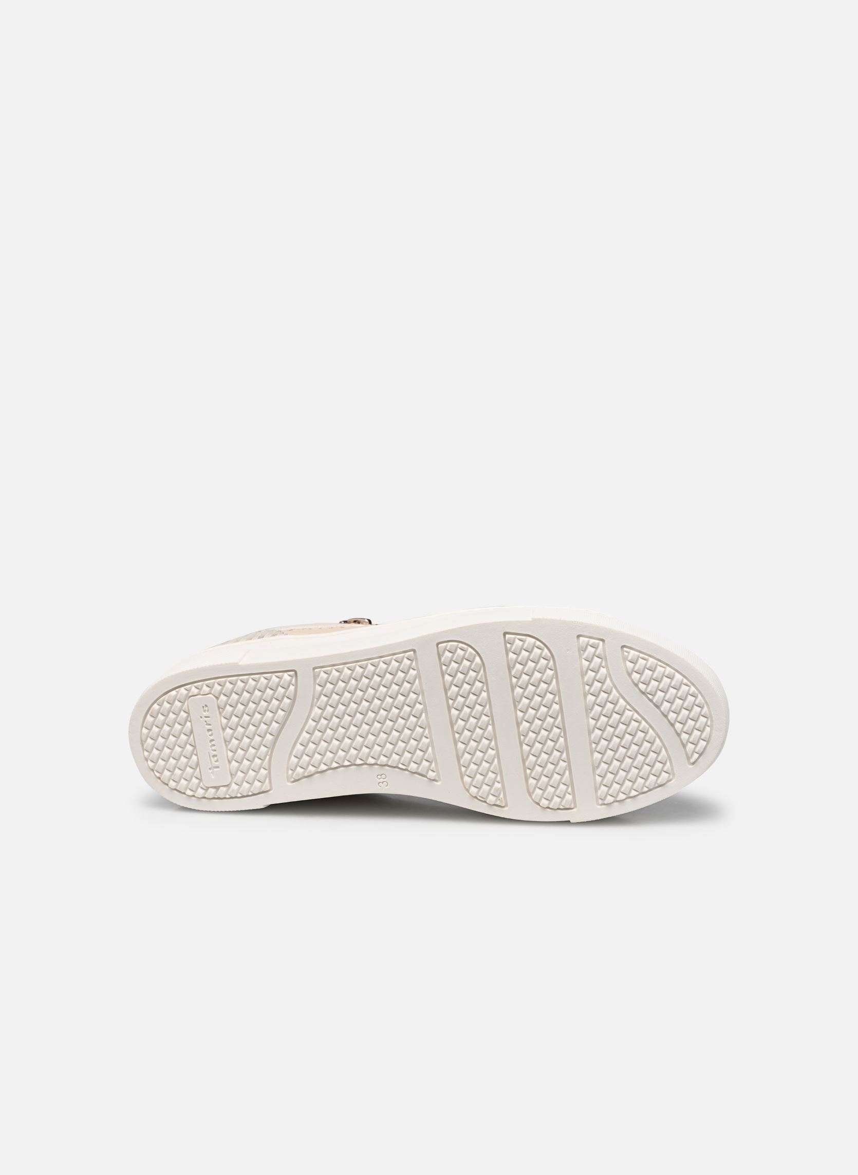 Niedrige Sneaker 23313-41 damen beige Tamaris Niedrige Sneaker 23313-41 damen beige IVORY/GOLD