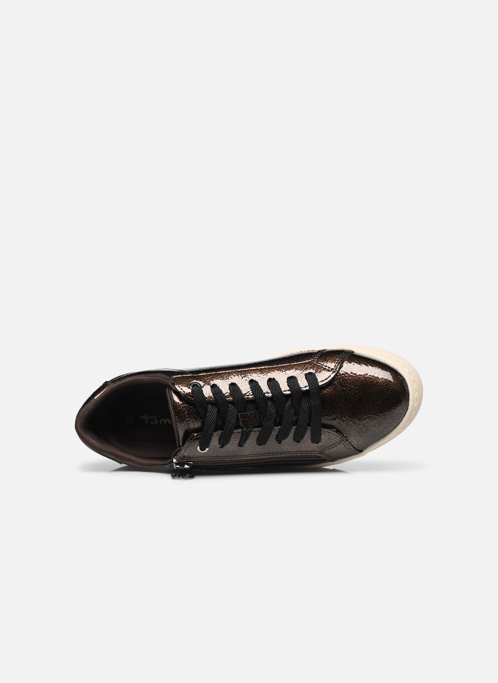 Baskets basses 23313-41 femme or et bronze Tamaris Baskets basses 23313-41 femme or et bronze BRONCE PATENT