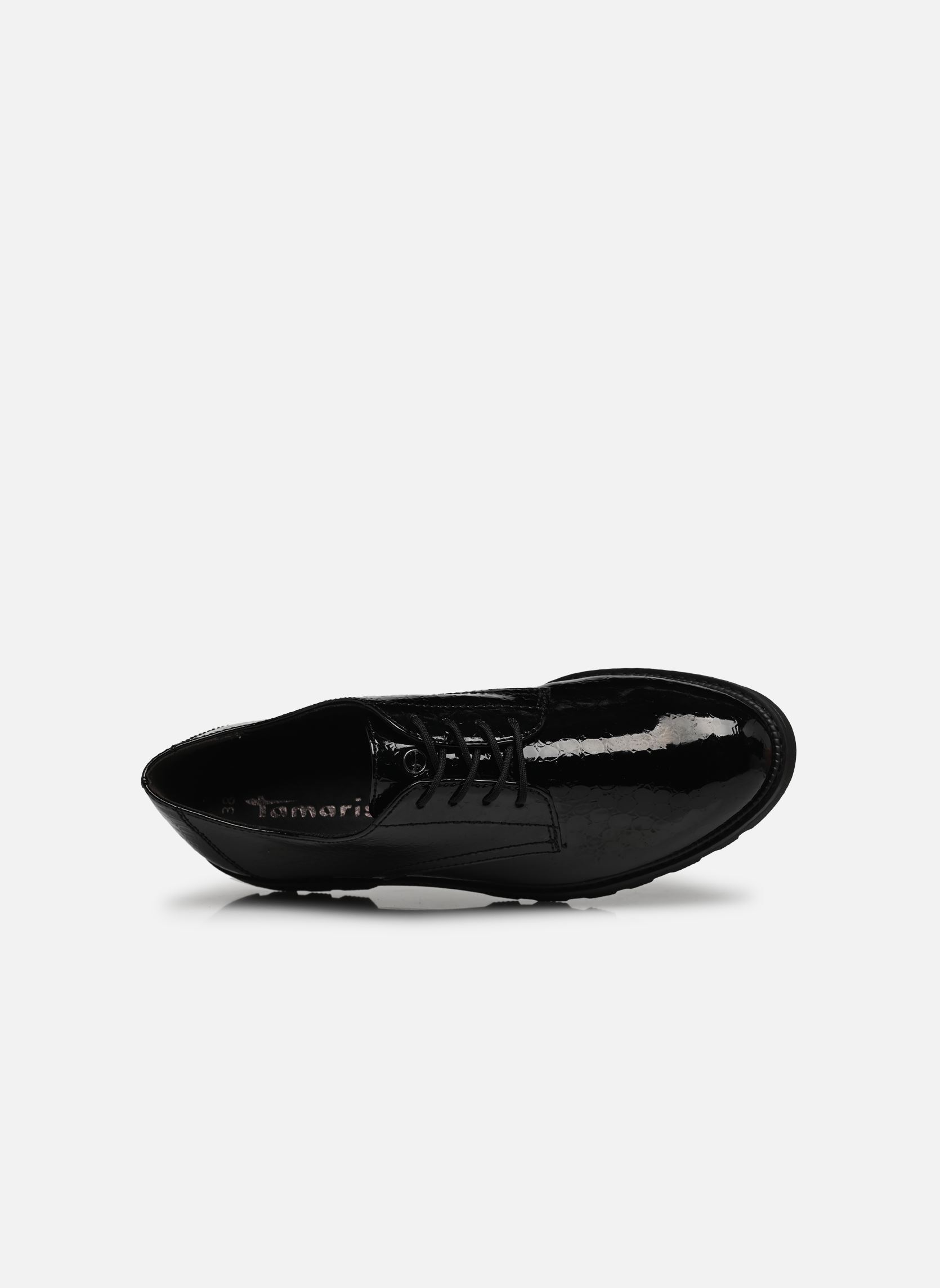 Derbies 23605-41 femme noir Tamaris Derbies 23605-41 femme noir BLK PATENT STR