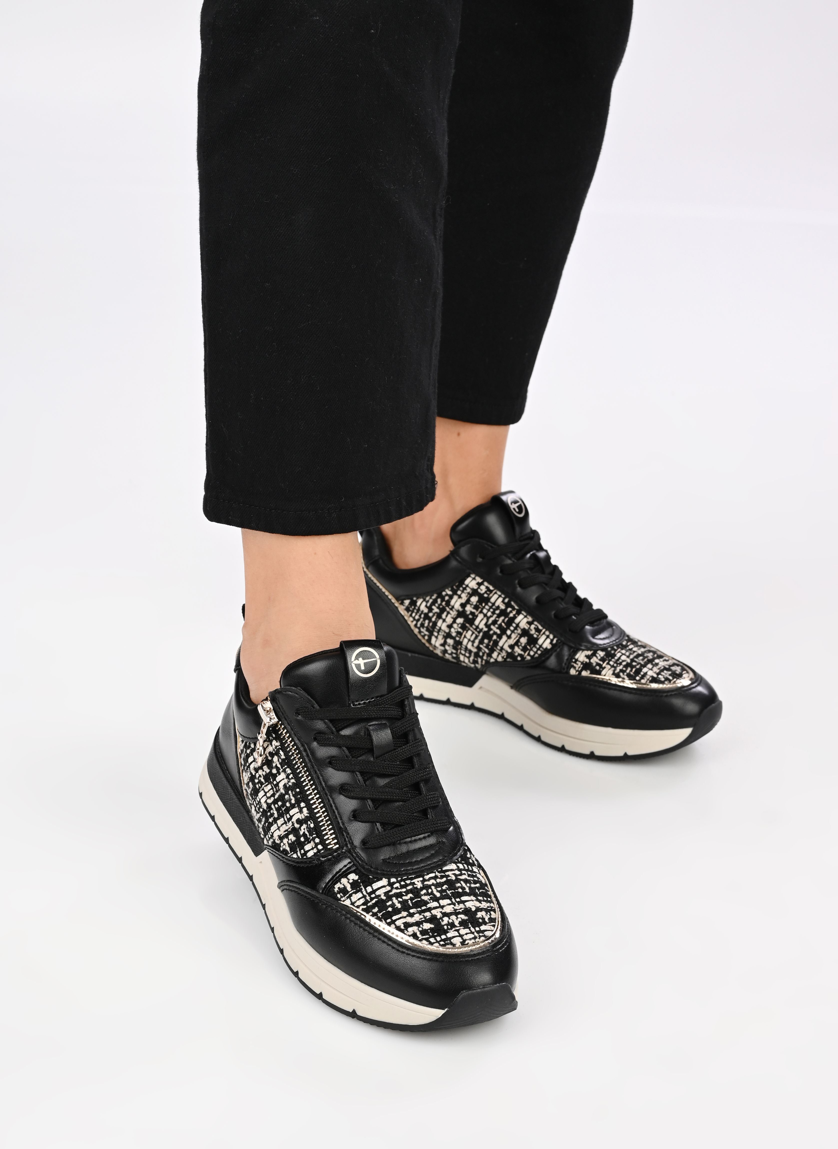 Baskets basses 23732-41 femme noir Tamaris Baskets basses 23732-41 femme noir BLACK STRUCT.