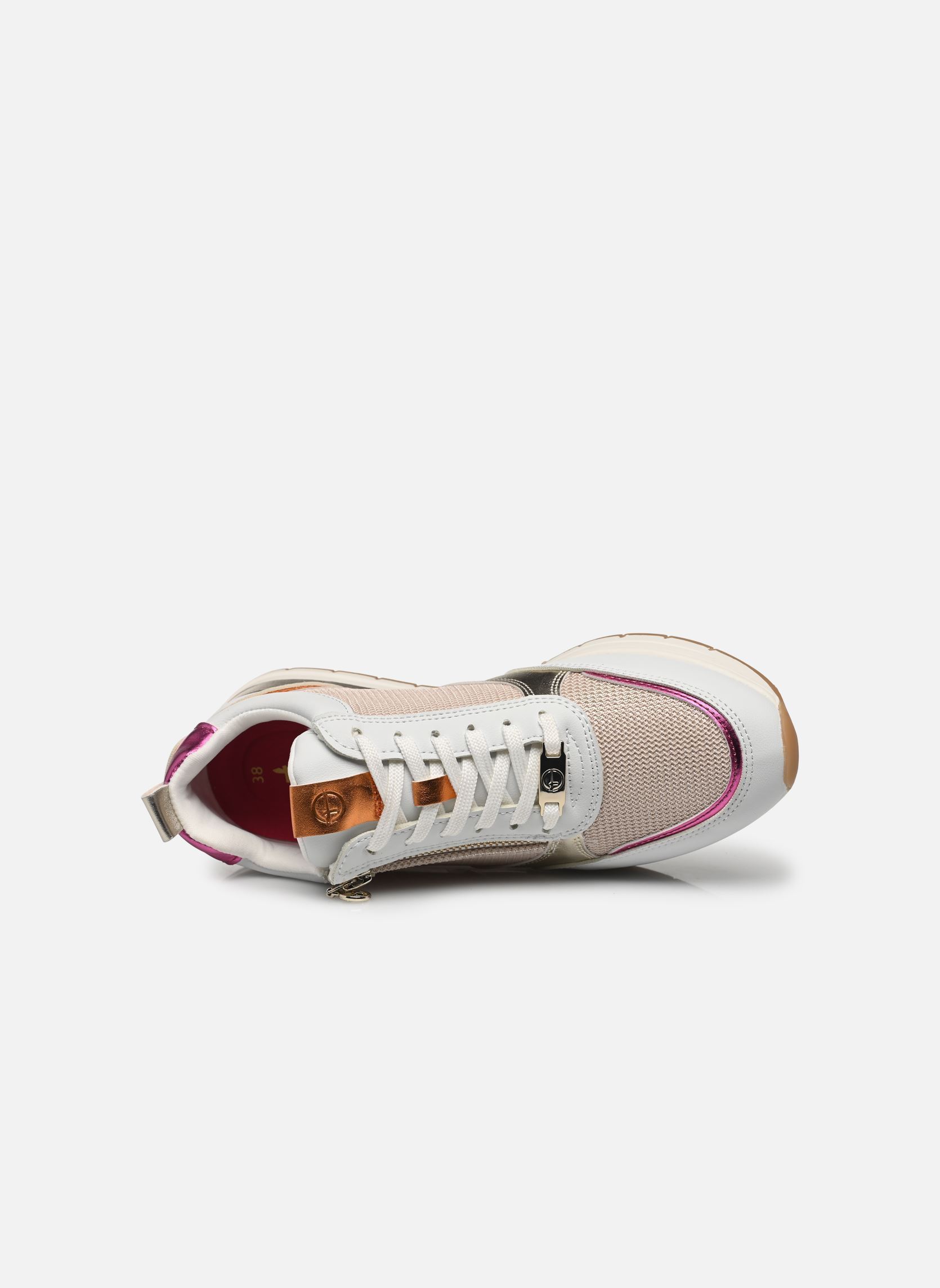 Baskets basses 23732-41 femme multicolore Tamaris Baskets basses 23732-41 femme multicolore WHITE/LT.GOLD