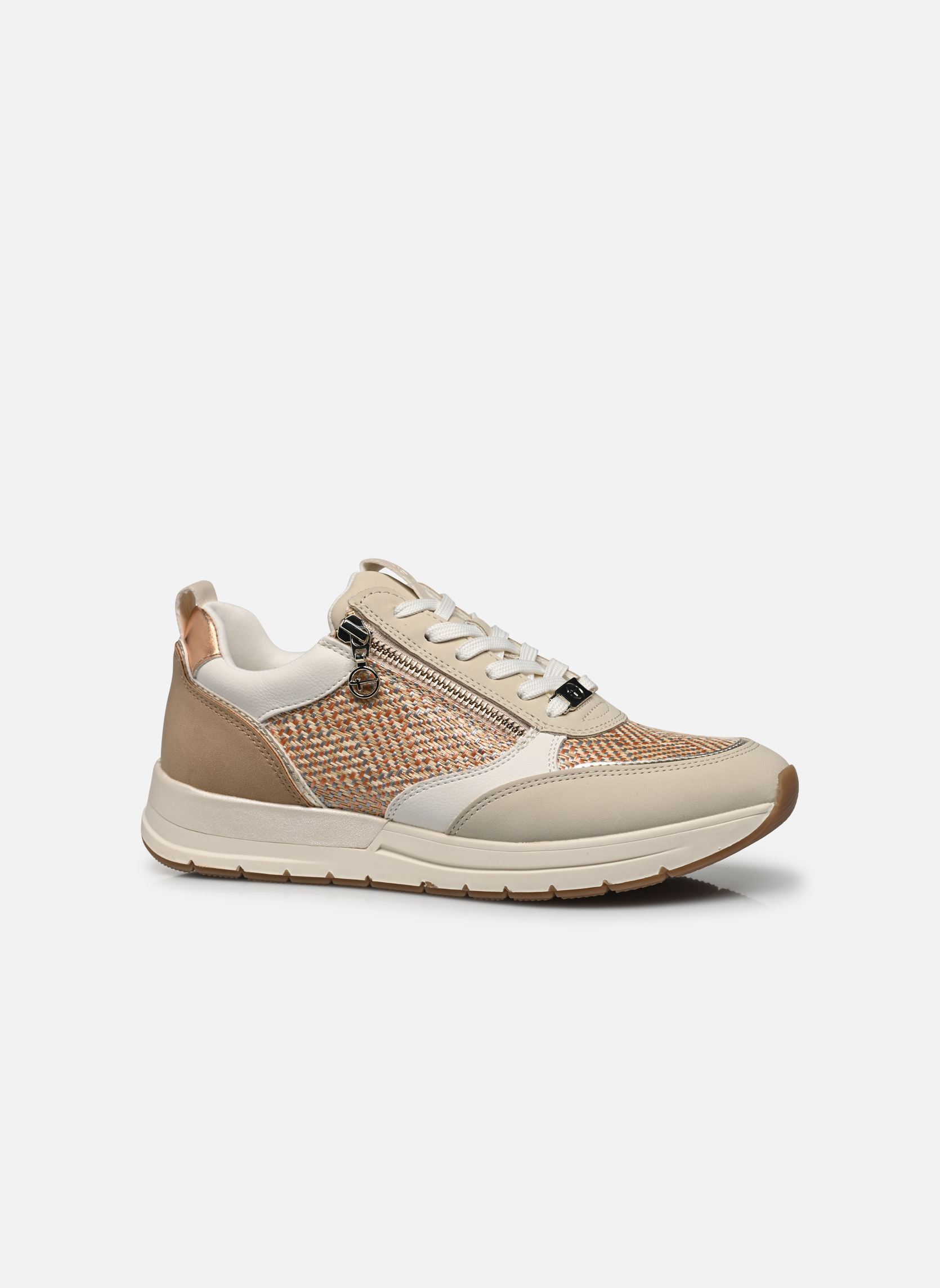 Sneakers basse 23732-41 donna beige Tamaris Sneakers basse 23732-41 donna beige IVORY STRUCT.