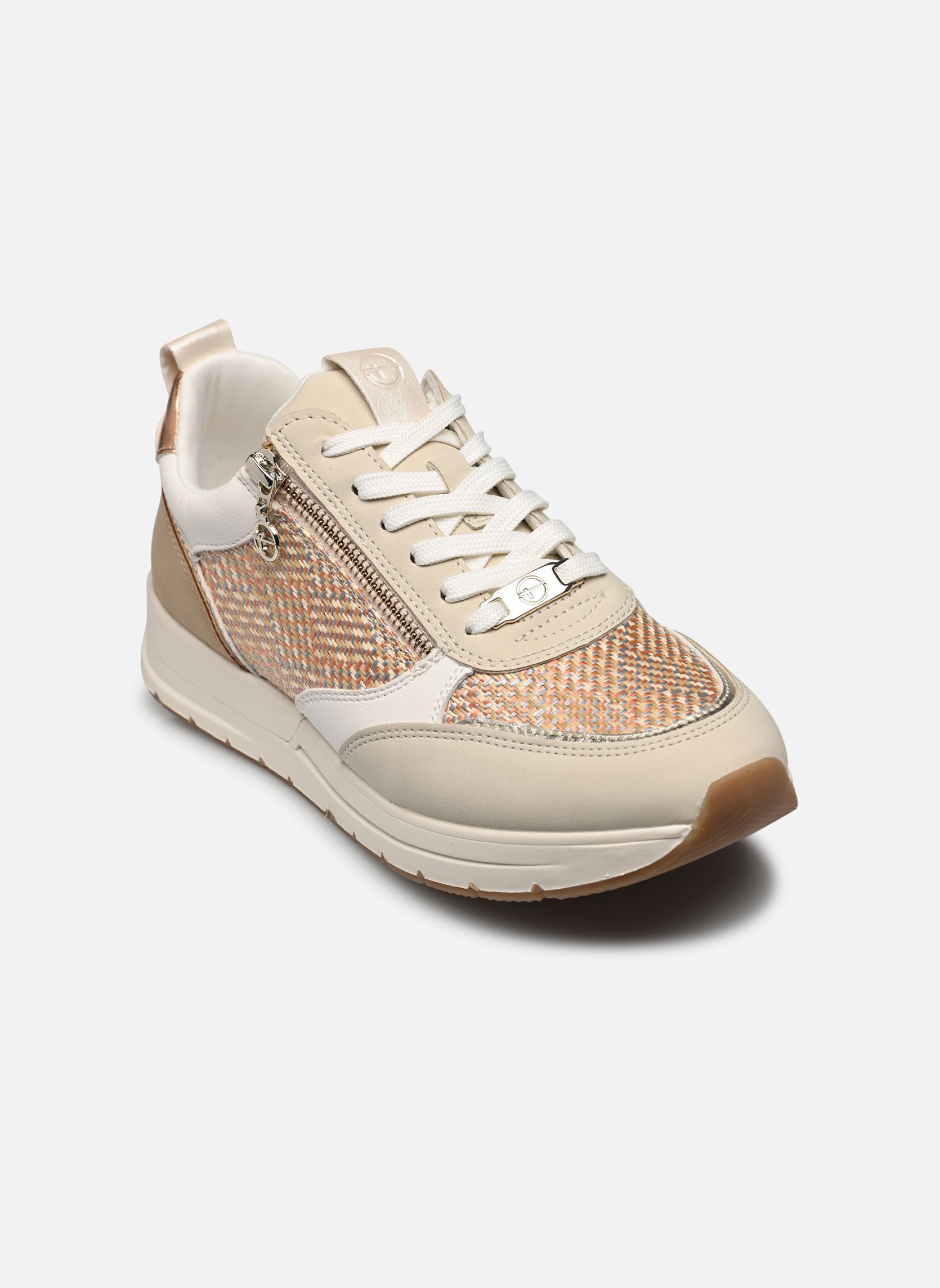 Sneakers basse 23732-41 donna beige Tamaris Sneakers basse 23732-41 donna beige IVORY STRUCT.