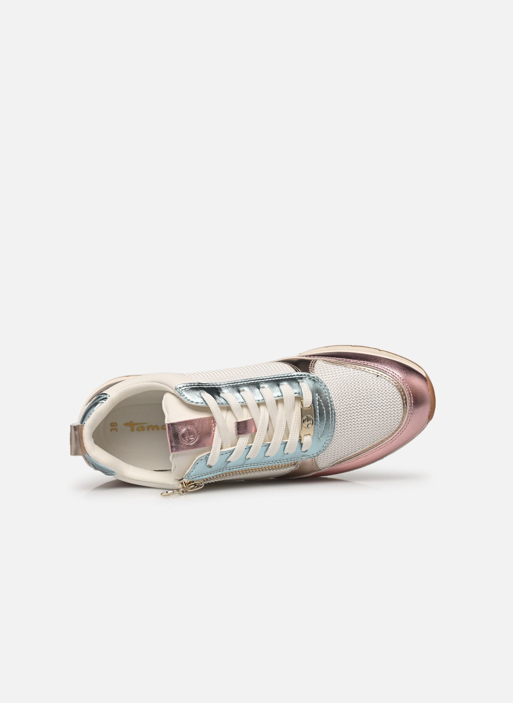 Sneakers basse 23732-41 donna multicolore Tamaris Sneakers basse 23732-41 donna multicolore ROSE METALLIC