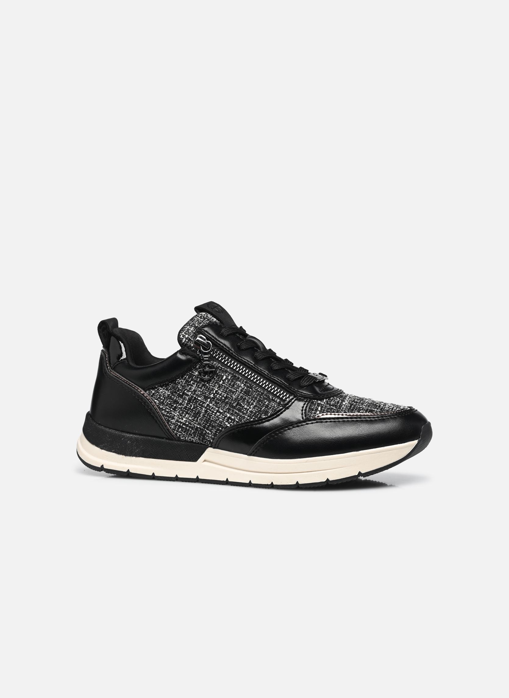 Zapatillas bajas 23732-41 mujer negro Tamaris Zapatillas bajas 23732-41 mujer negro BLACK STRUCT. N