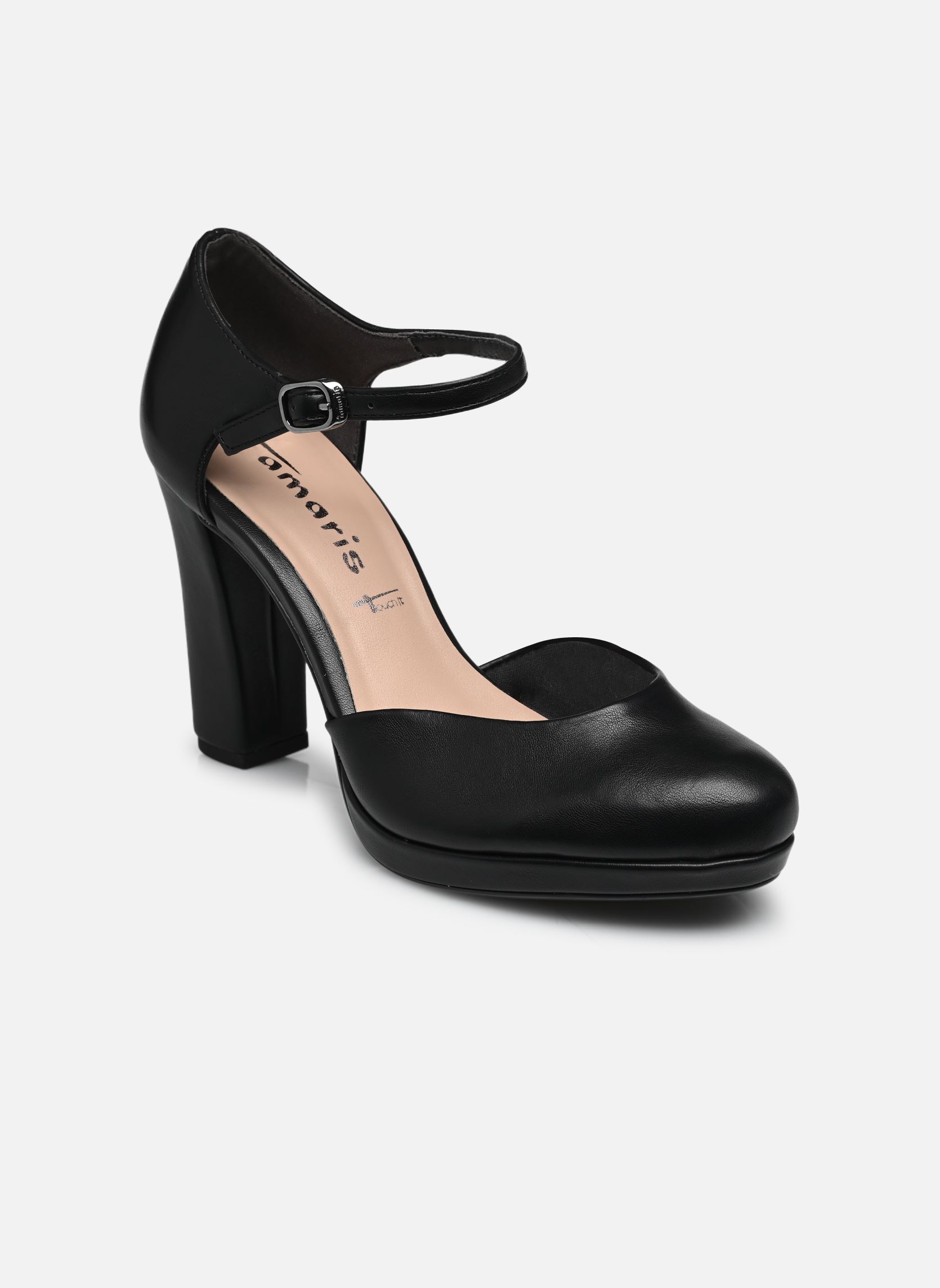 Décolleté con cinturino 24411-41 donna nero Tamaris Décolleté con cinturino 24411-41 donna nero BLACK MATT