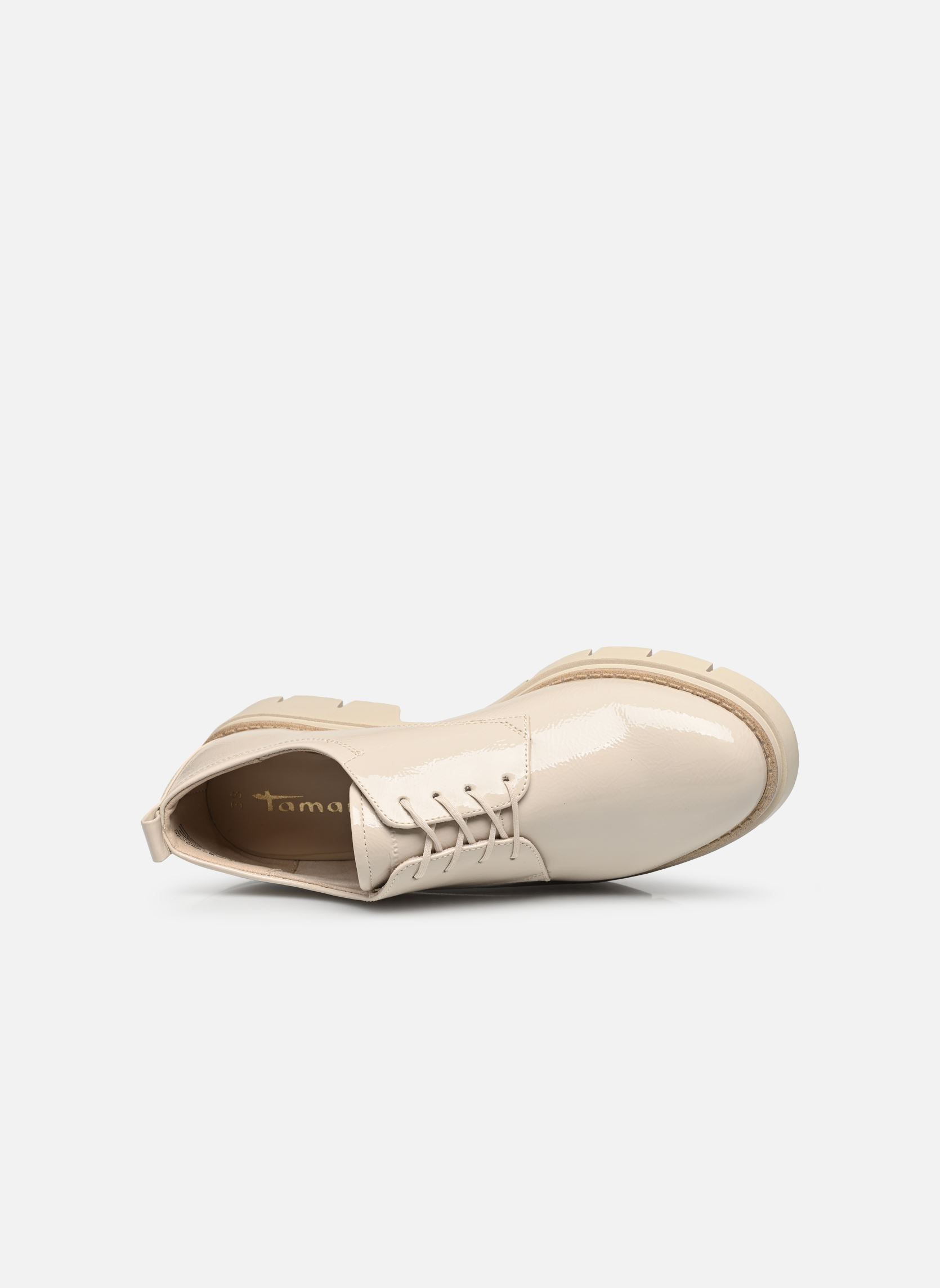 Tamaris Halbschuh 1-23302-41 – Bequemer Schnürschuh Mit Weicher Polsterung, Absatz 4 Cm