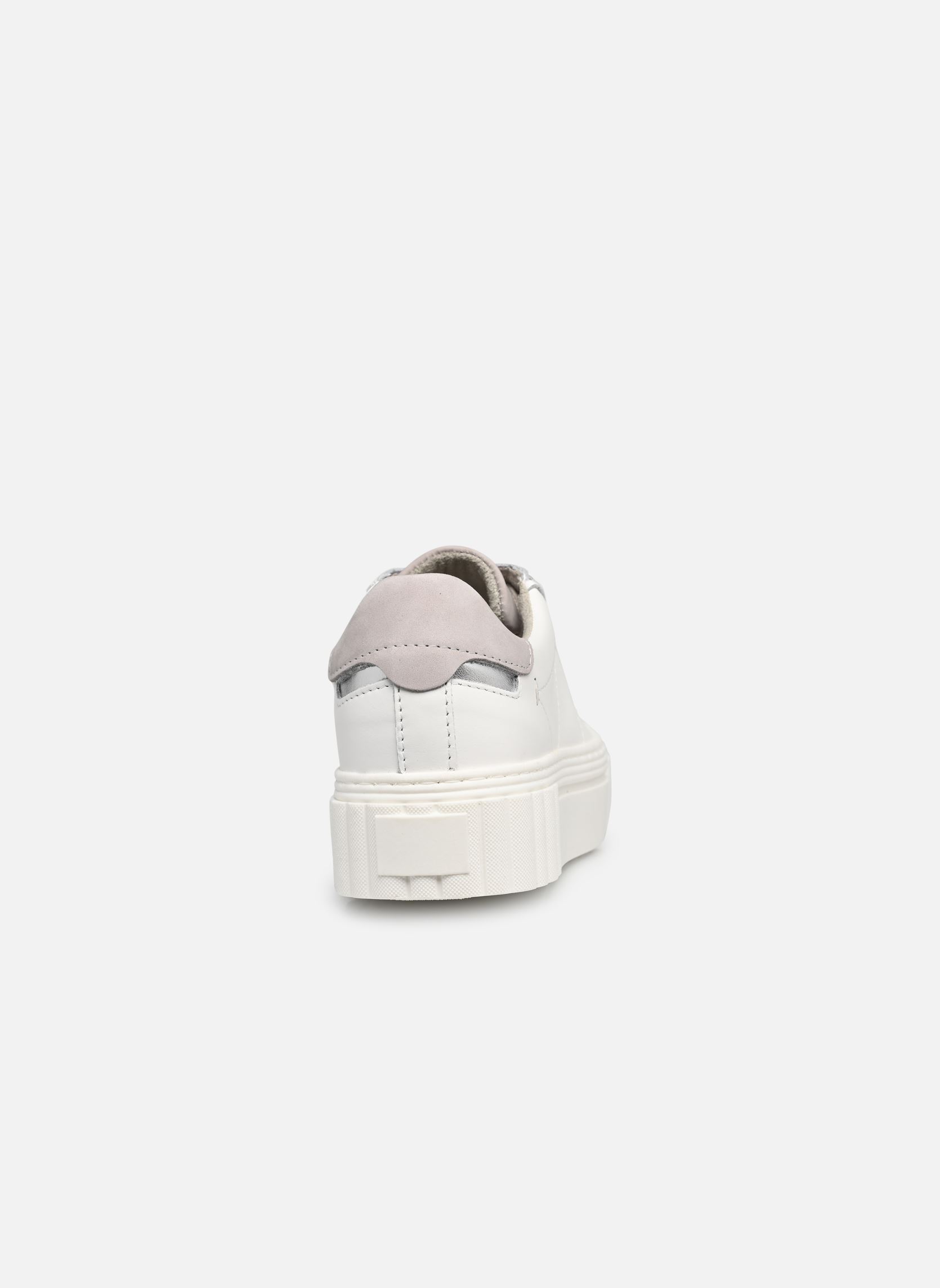 Baskets compensées 23738-41 femme blanc Tamaris Baskets compensées 23738-41 femme blanc WHITE LEATHER