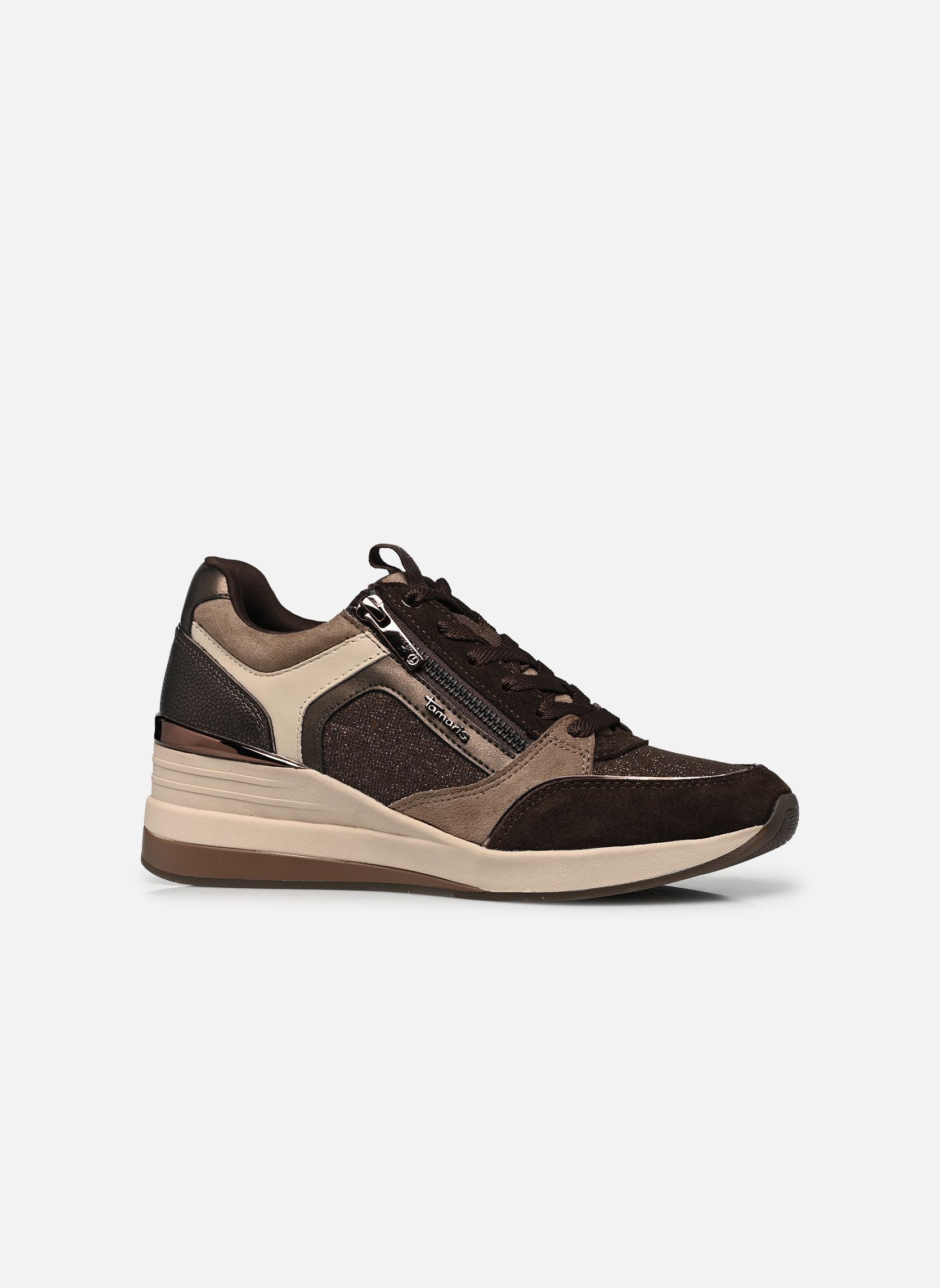 Baskets basses 23703-41 femme marron Tamaris Baskets basses 23703-41 femme marron MOCCA COMB