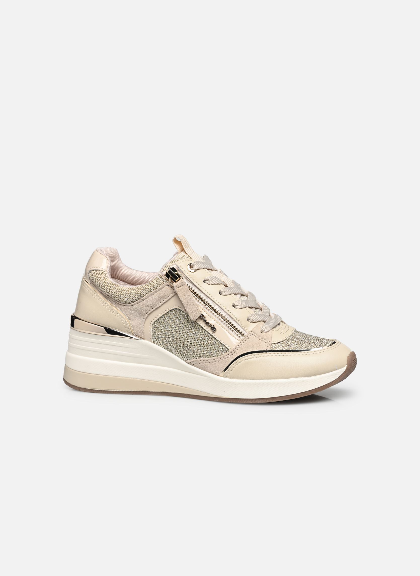 Plateau-Sneaker 23703-41 damen beige Tamaris Plateau-Sneaker 23703-41 damen beige CREAM COMB