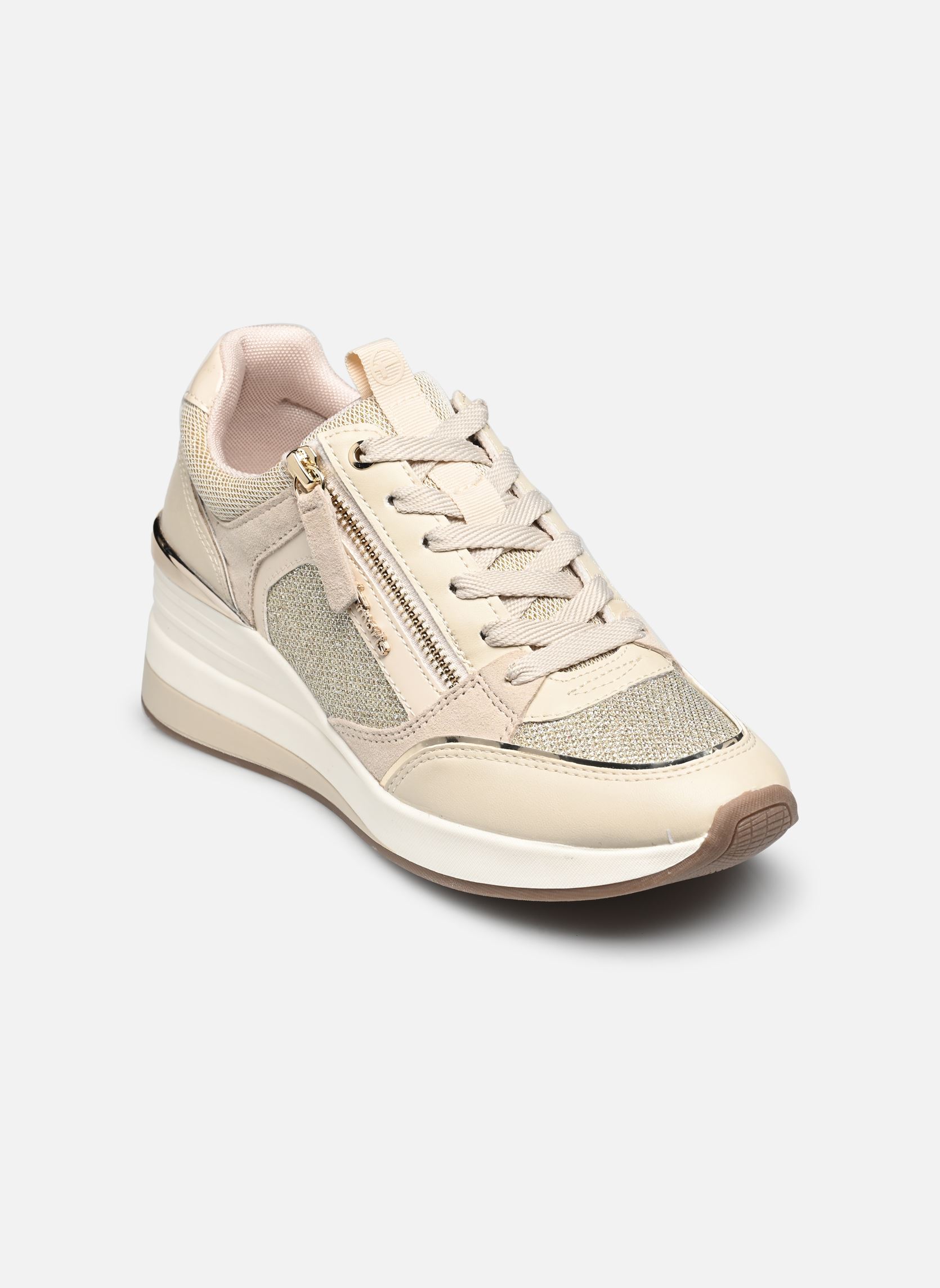 Plateau-Sneaker 23703-41 damen beige Tamaris Plateau-Sneaker 23703-41 damen beige CREAM COMB