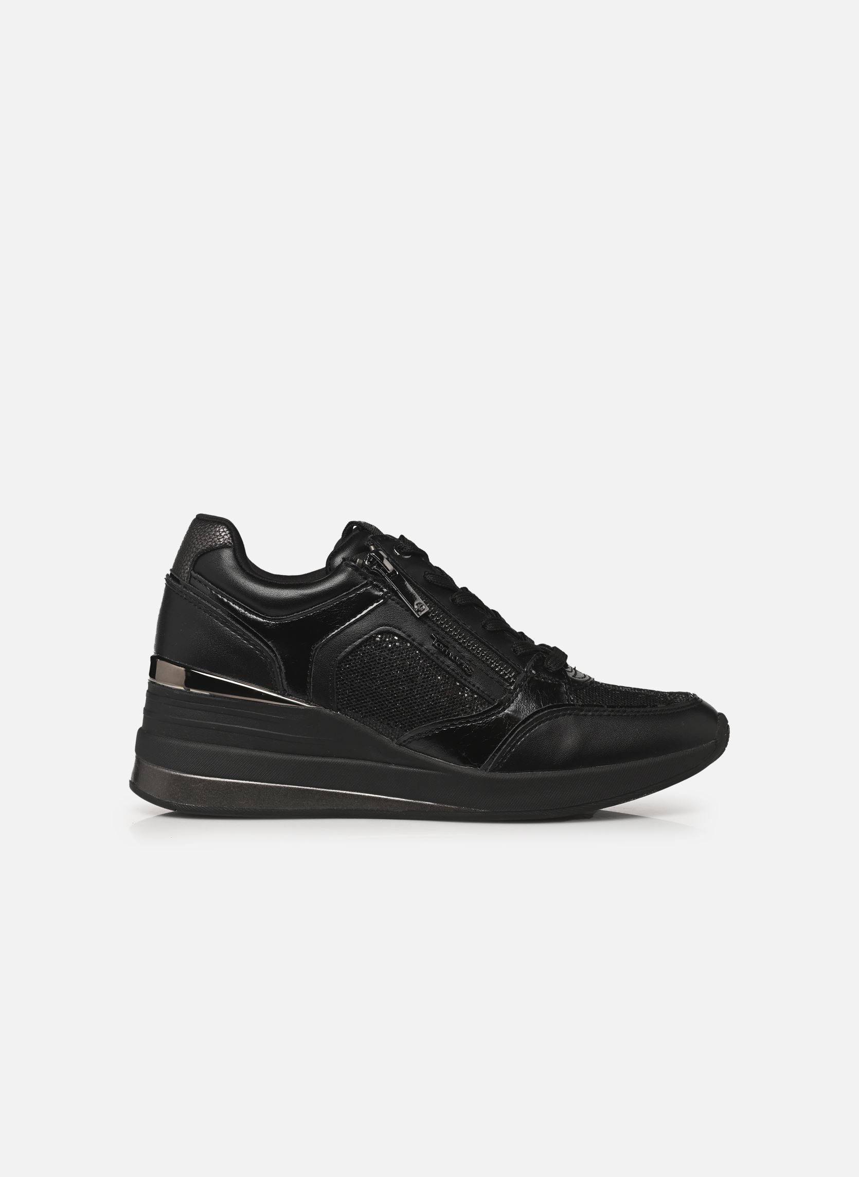 Zapatillas de cuña 23703-41 mujer negro Tamaris Zapatillas de cuña 23703-41 mujer negro BLACK COMB