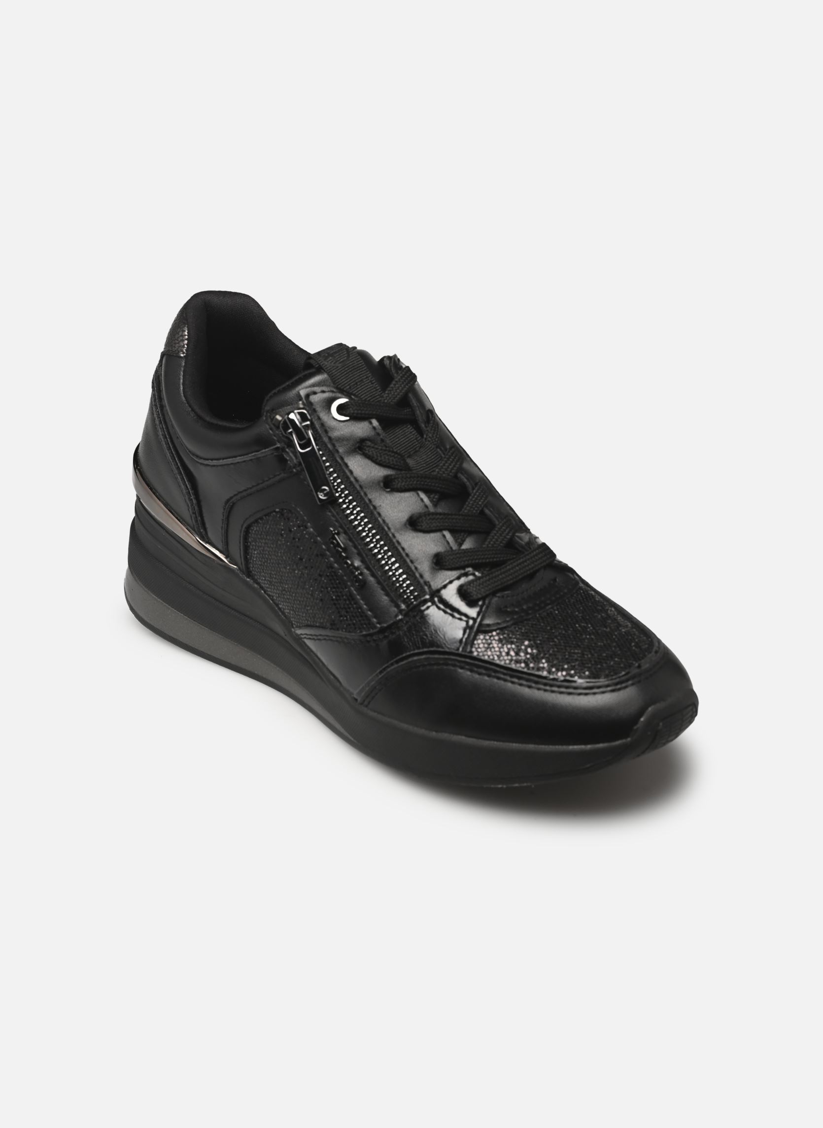 Zapatillas de cuña 23703-41 mujer negro Tamaris Zapatillas de cuña 23703-41 mujer negro BLACK COMB