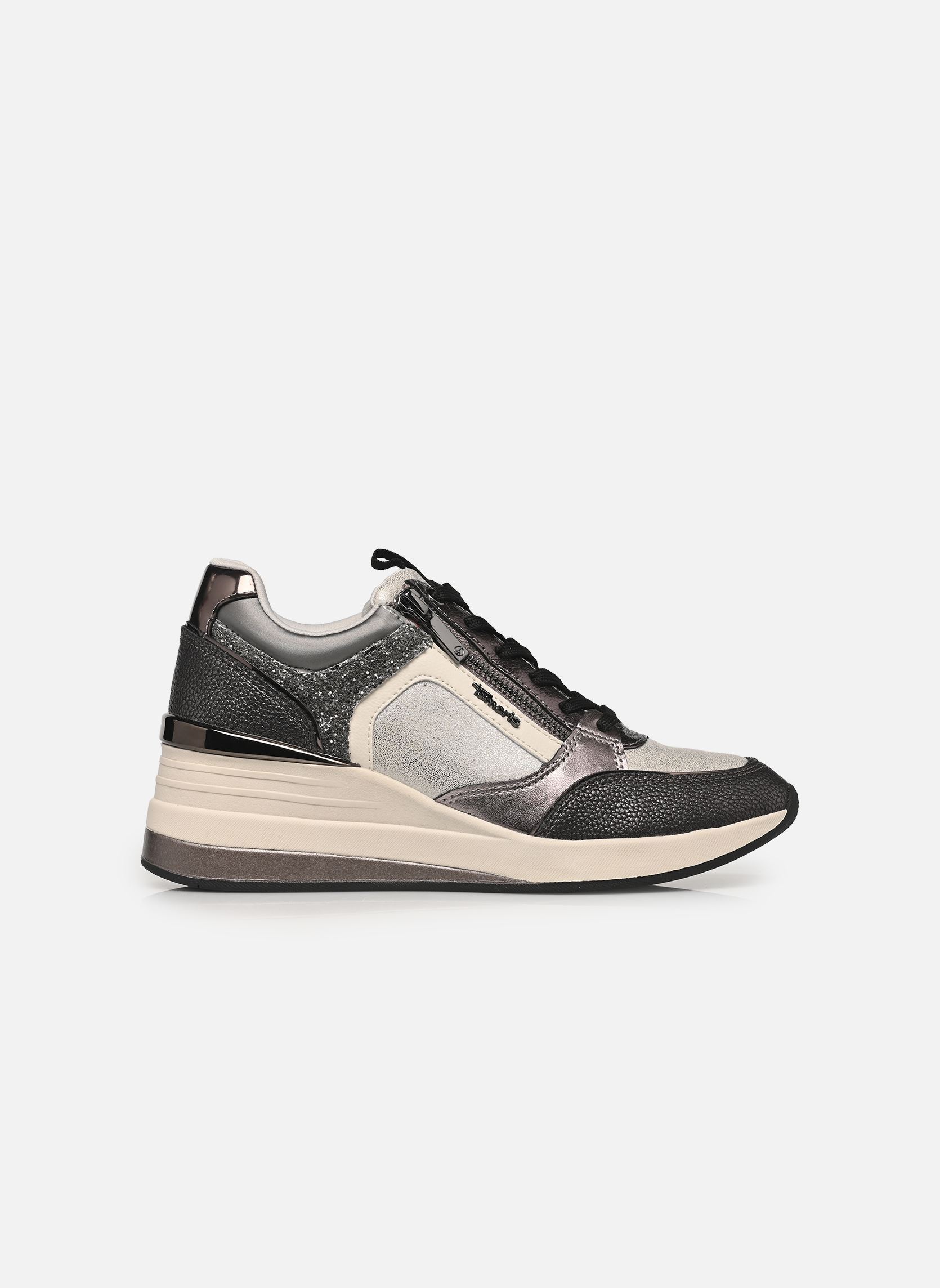 Plateau-Sneaker 23703-41 damen grau Tamaris Plateau-Sneaker 23703-41 damen grau DARK GREY COMB
