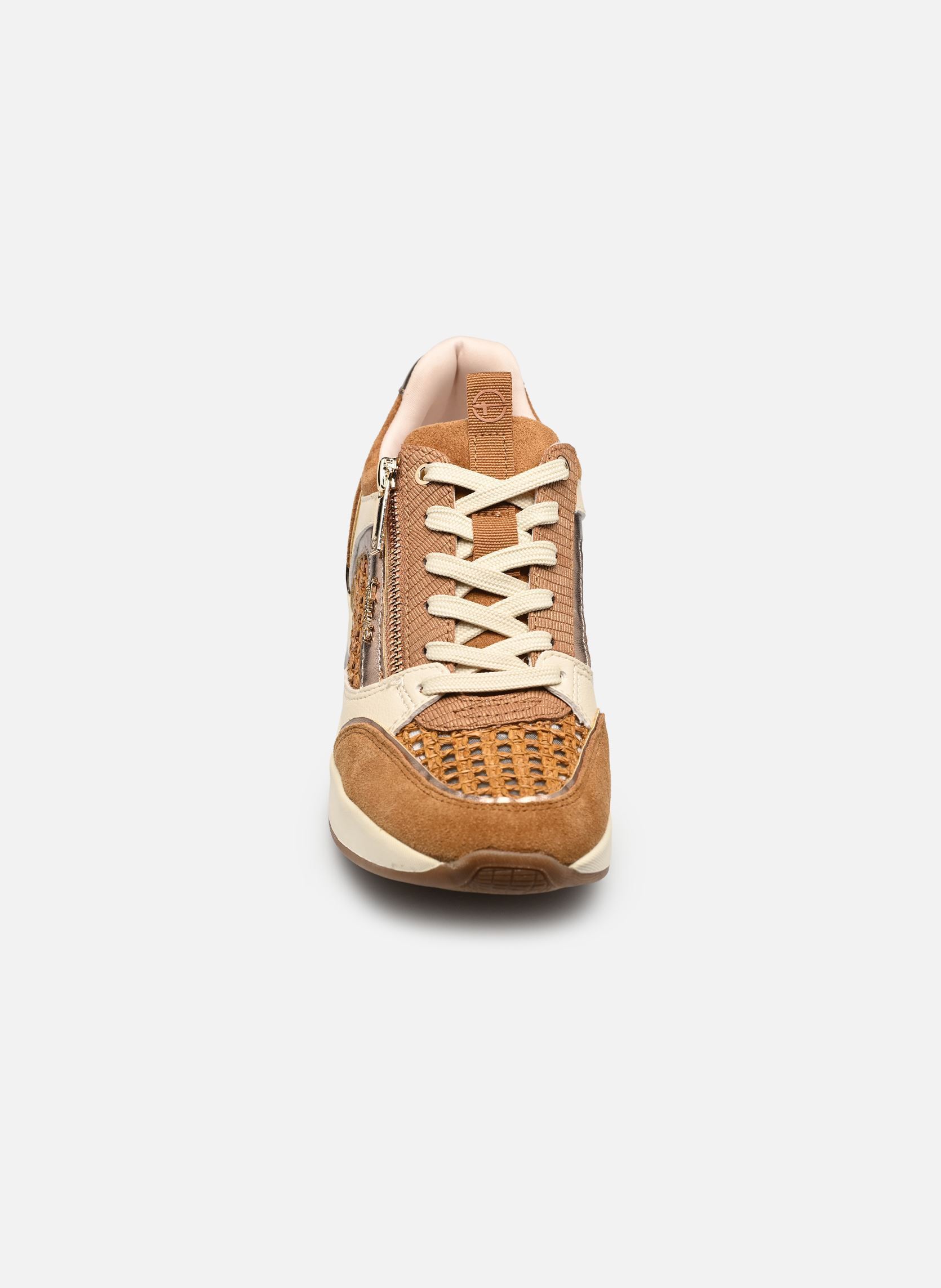 Baskets compensées 23703-41 femme marron Tamaris Baskets compensées 23703-41 femme marron CAMEL COMB